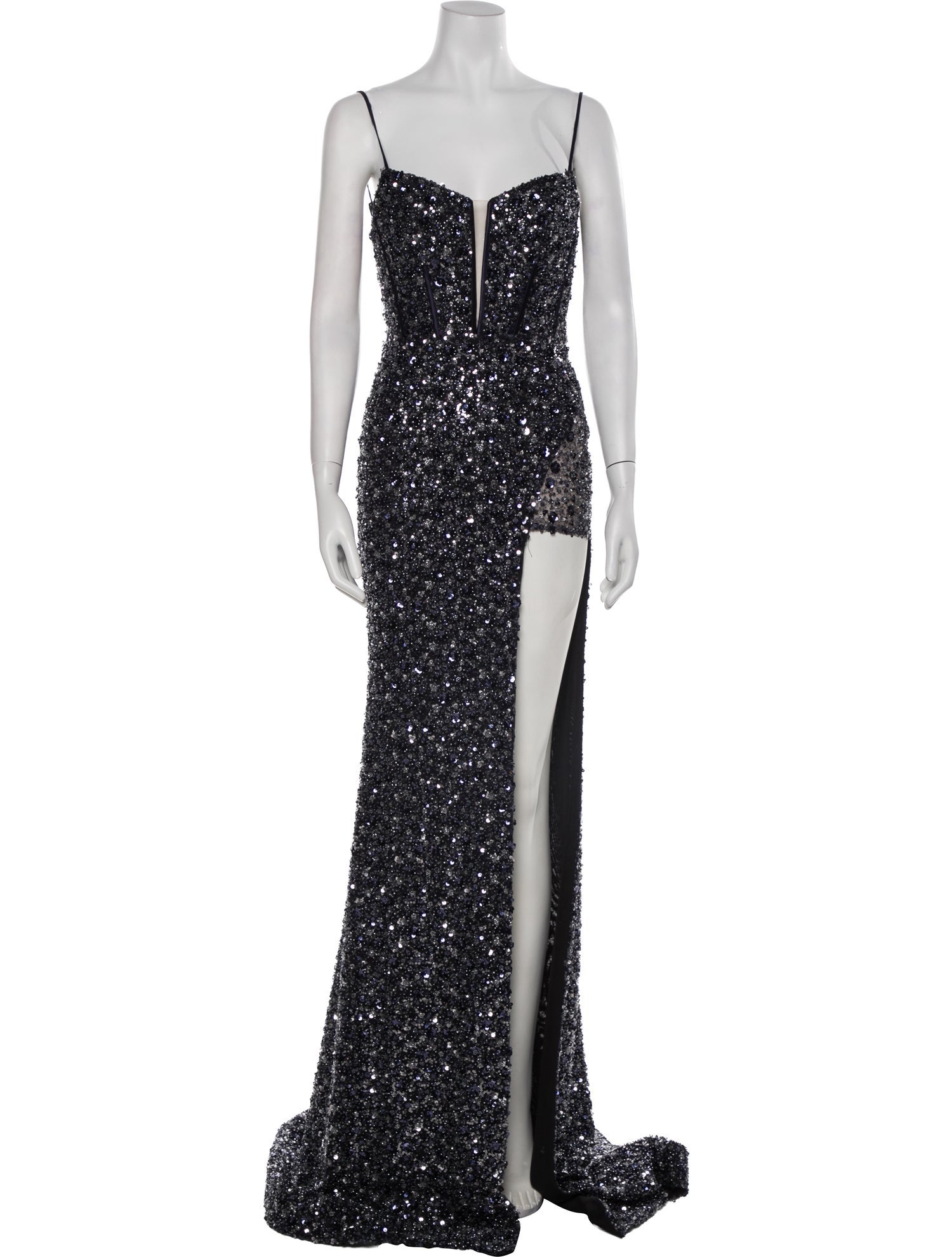 Portia & Scarlett Square Neckline Long Dress w/ Tags