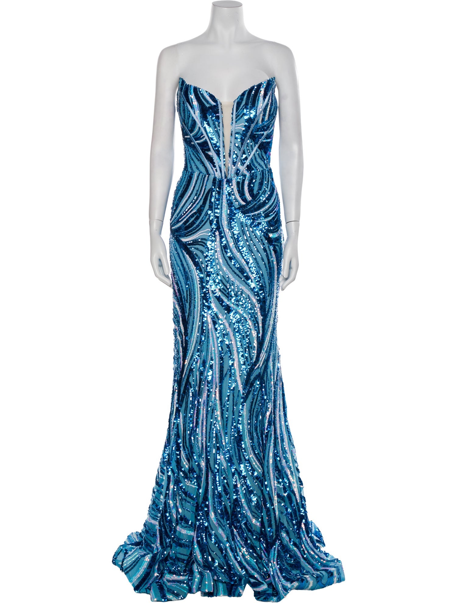 Portia & Scarlett Patterned Long Dress w/ Tags