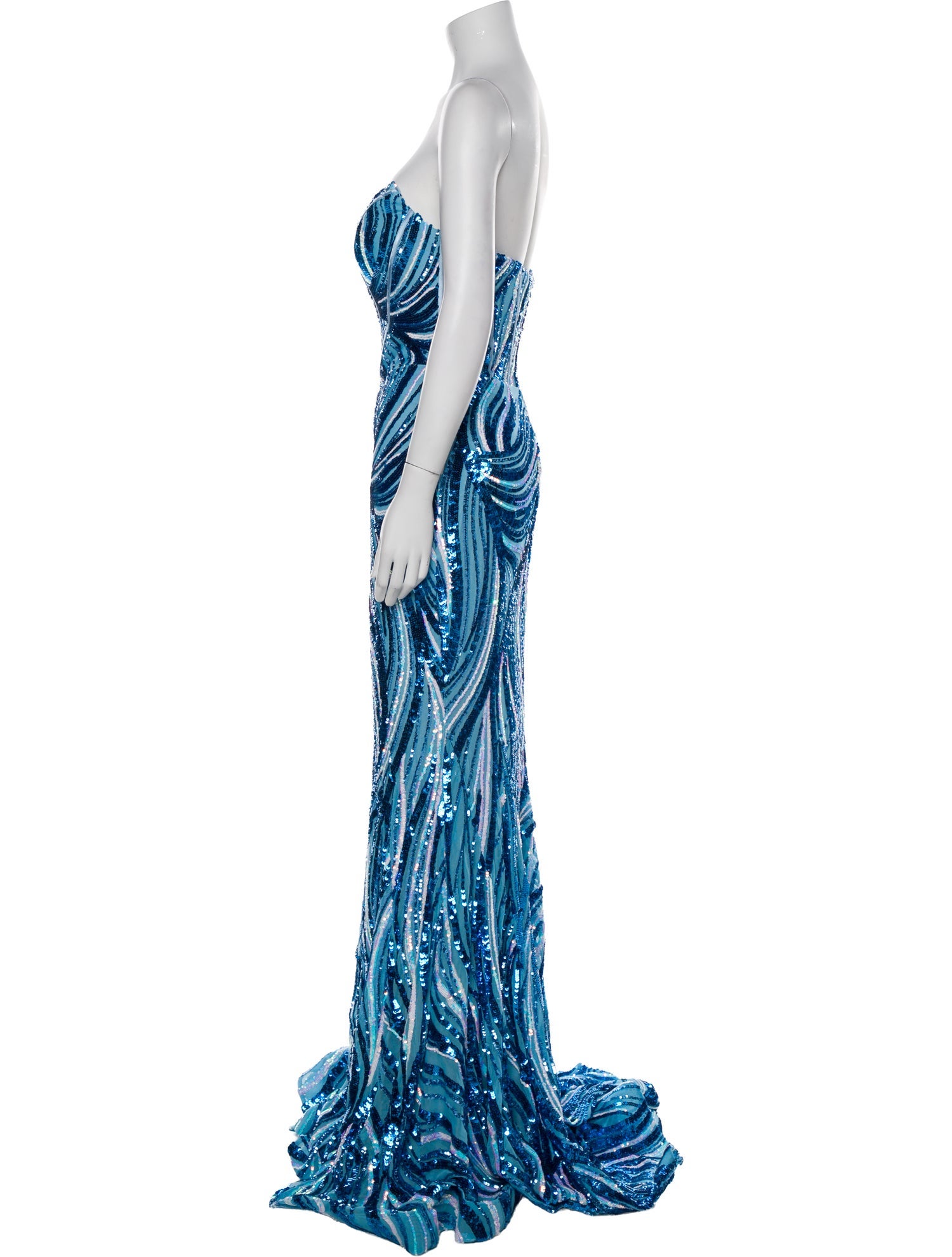 Portia & Scarlett Patterned Long Dress w/ Tags