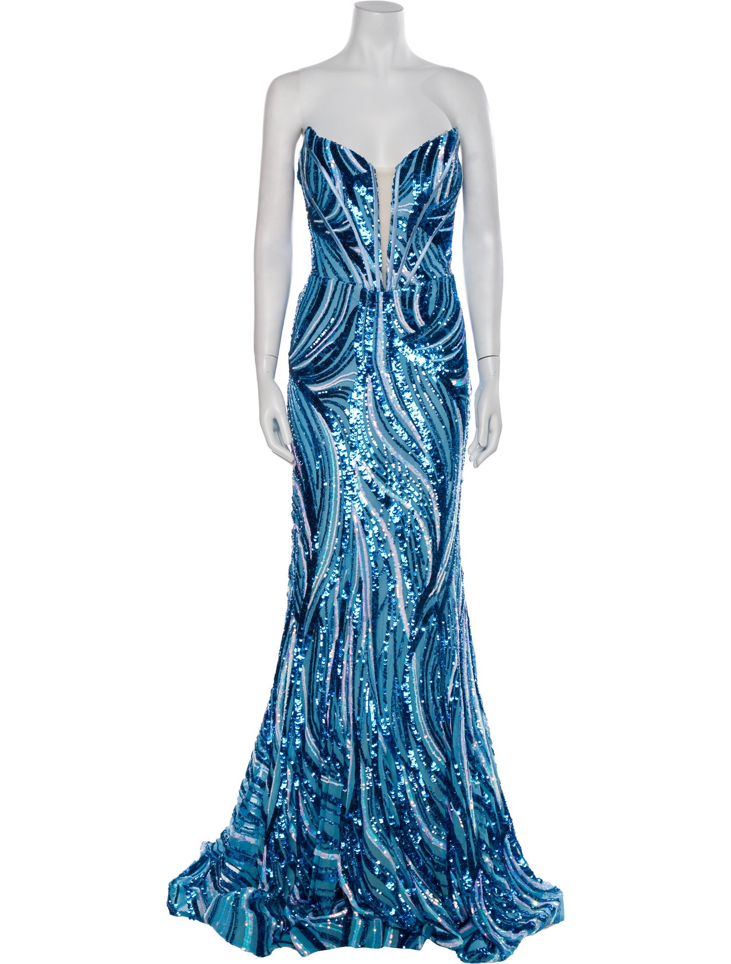 Portia & Scarlett Patterned Long Dress w/ Tags