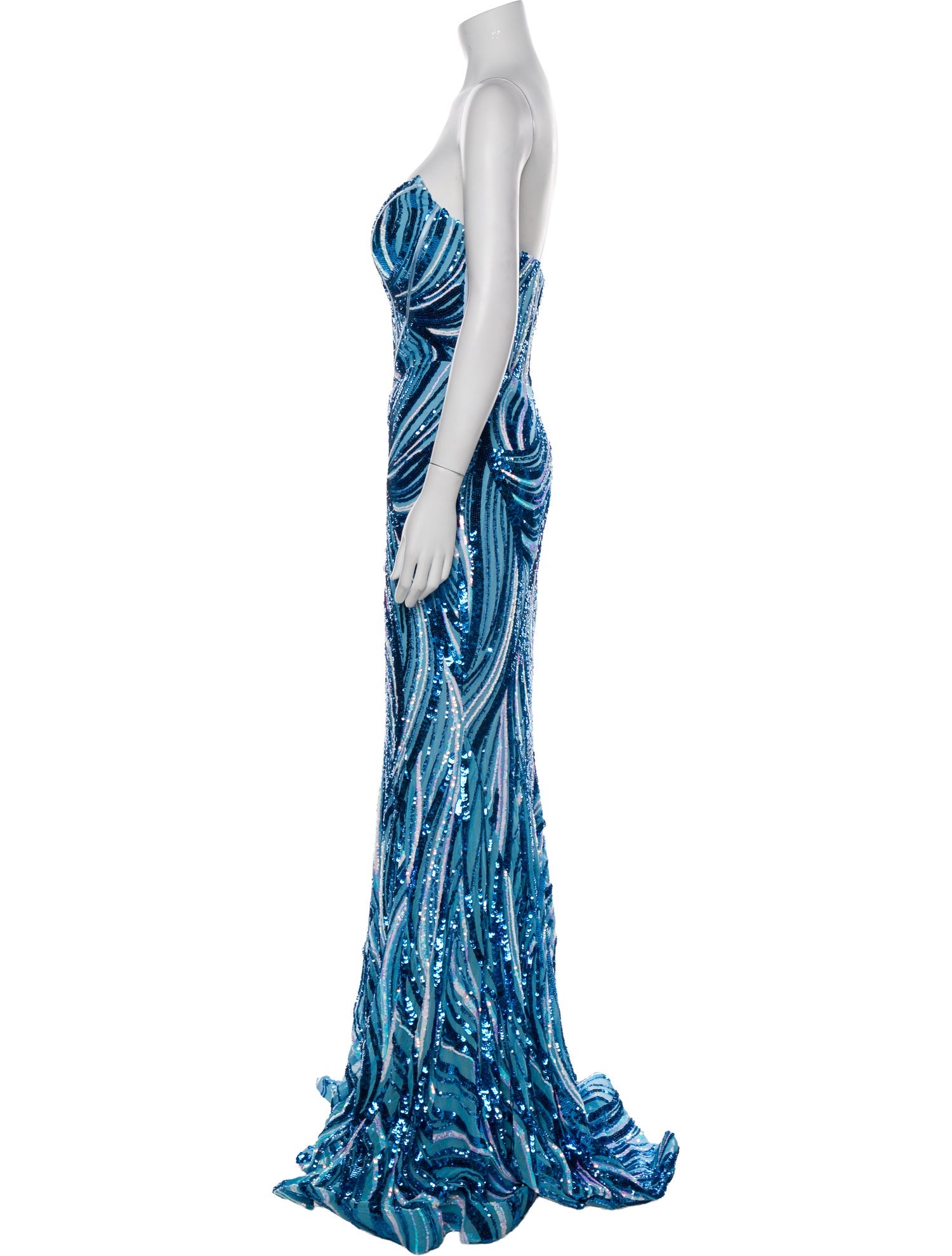 Portia & Scarlett Patterned Long Dress w/ Tags