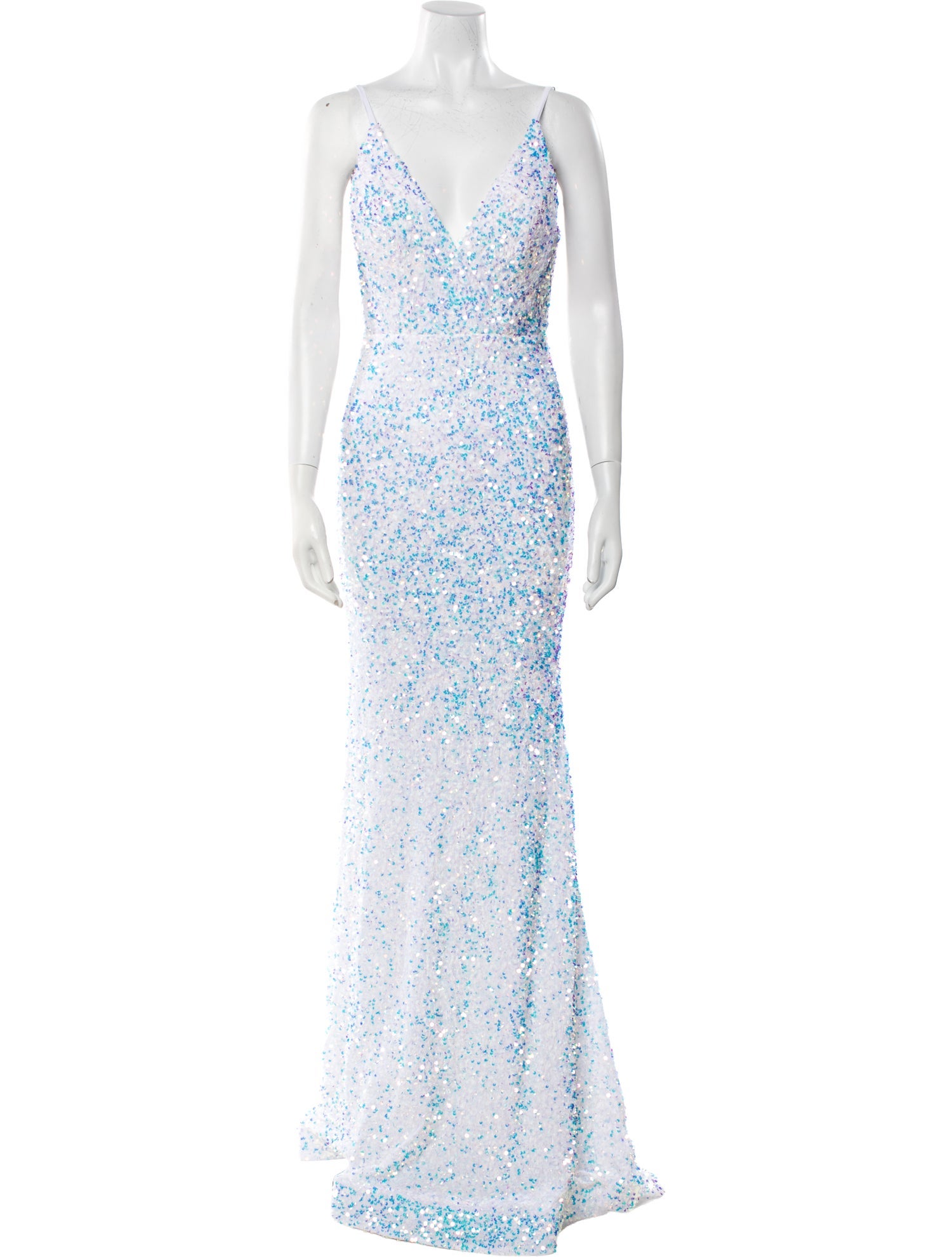 Portia & Scarlett Lace Pattern Long Dress