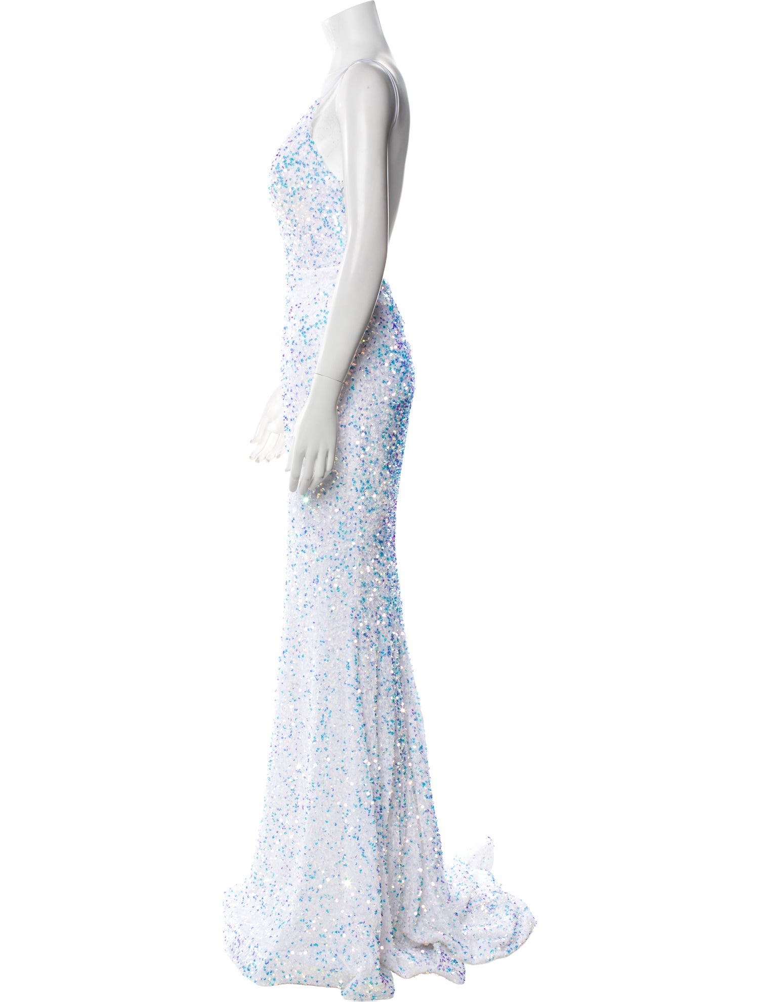 Portia & Scarlett Lace Pattern Long Dress