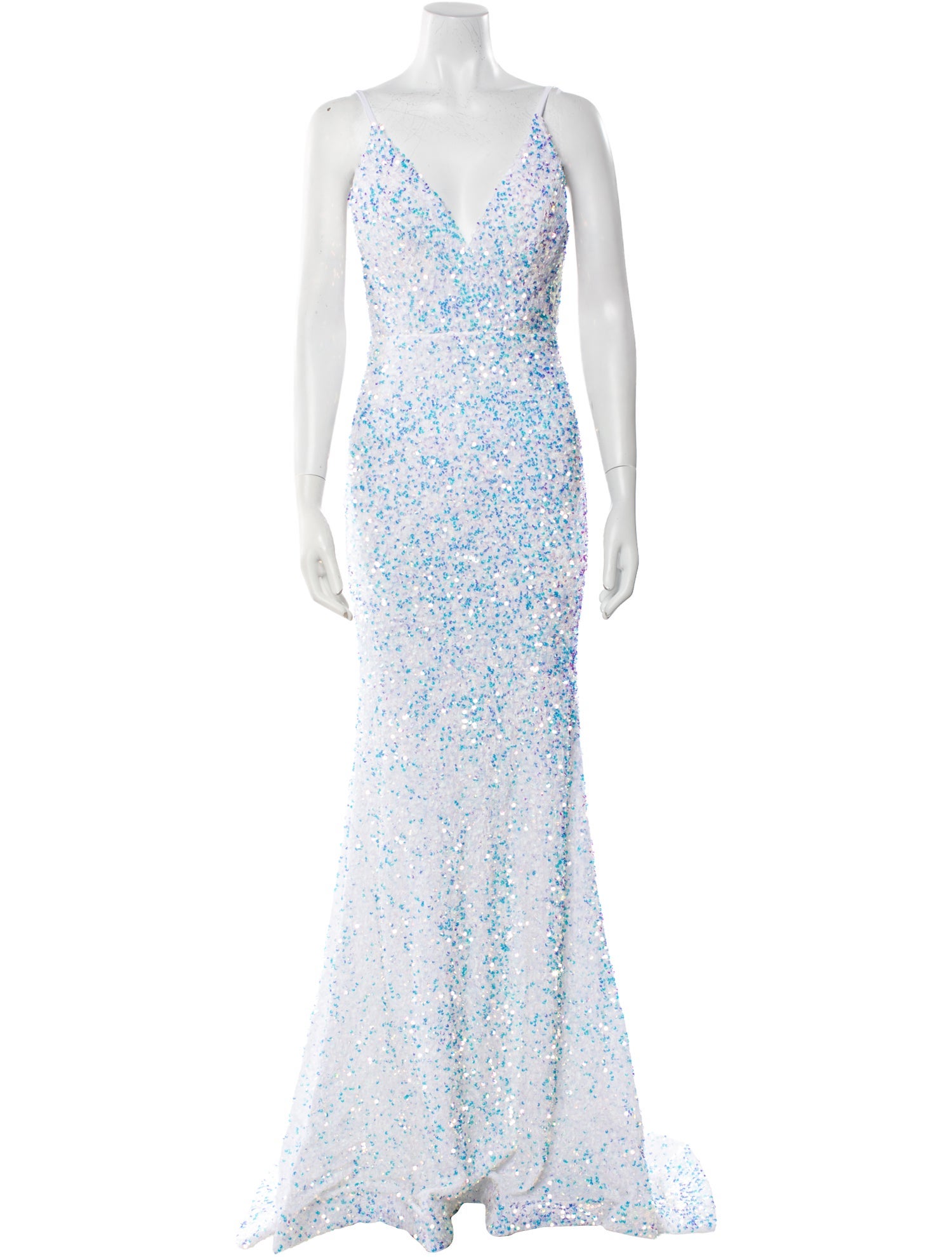 Portia & Scarlett Lace Pattern Long Dress