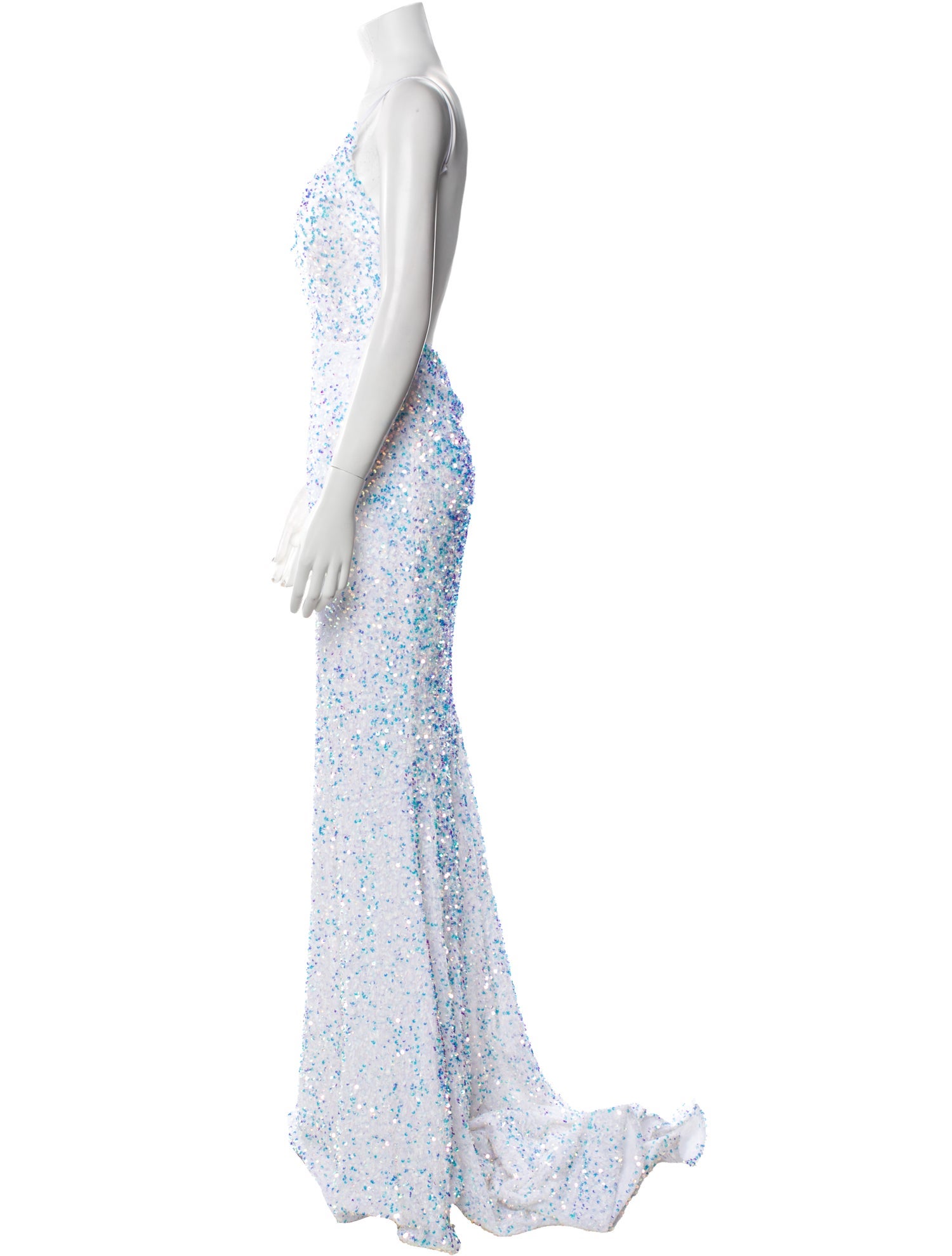 Portia & Scarlett Lace Pattern Long Dress