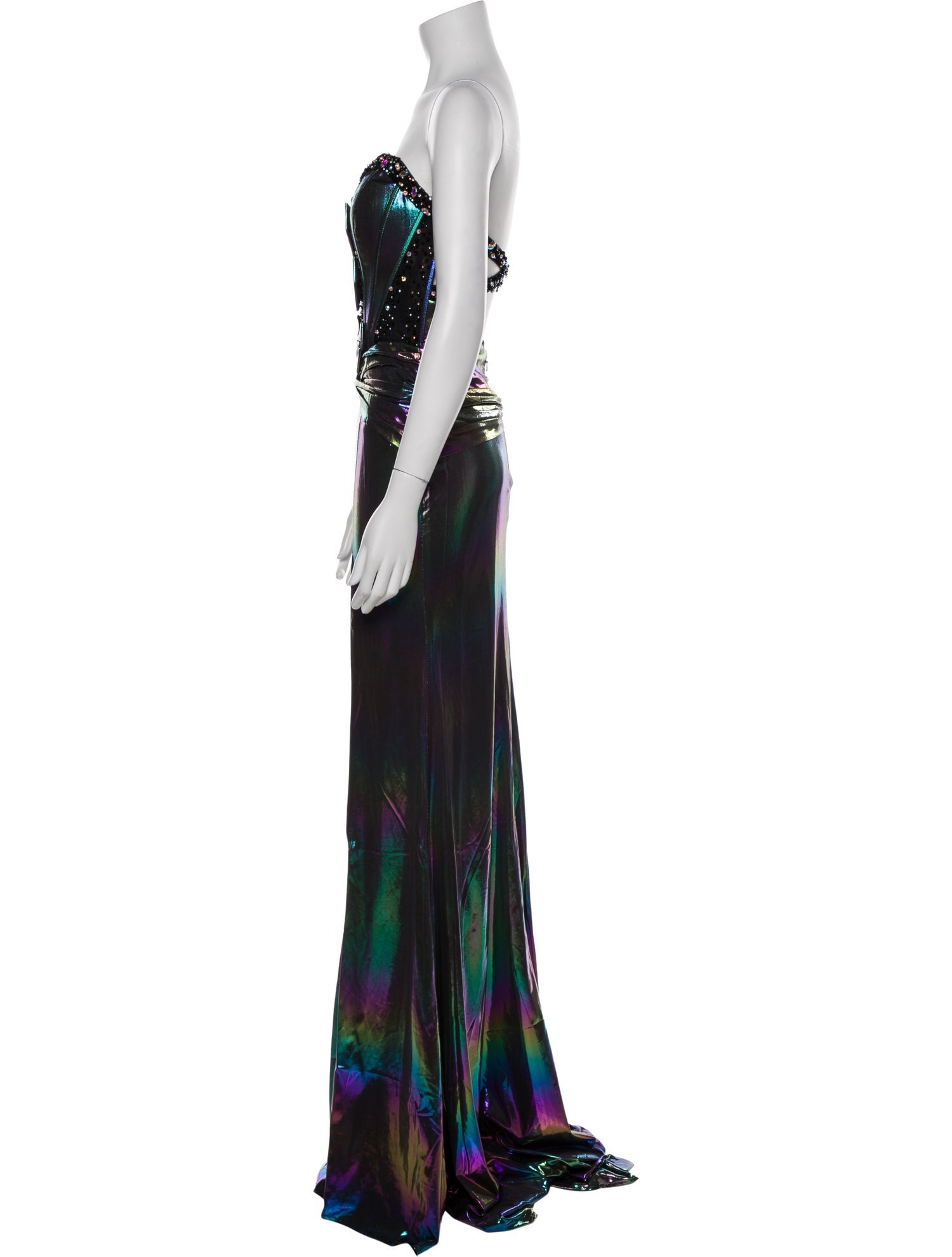 Portia & Scarlett Printed Long Dress w/ Tags