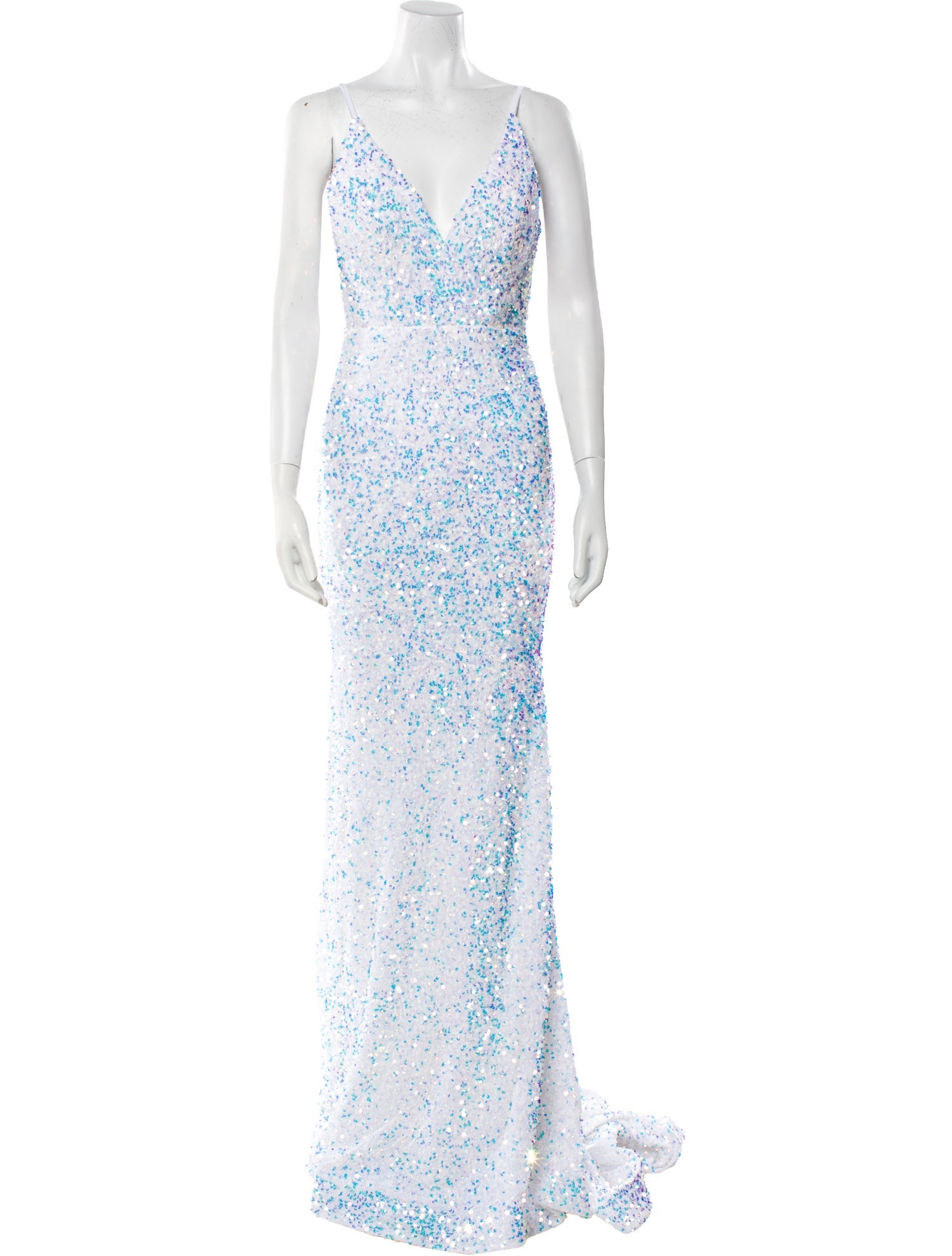 Portia & Scarlett Lace Pattern Long Dress