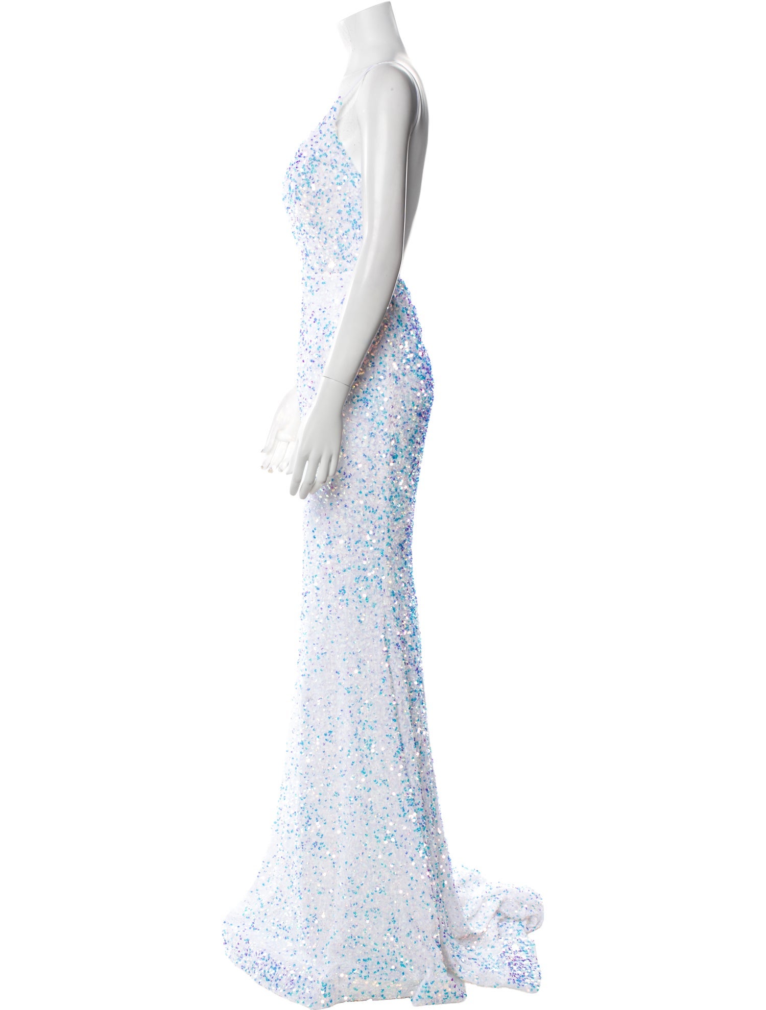 Portia & Scarlett Lace Pattern Long Dress