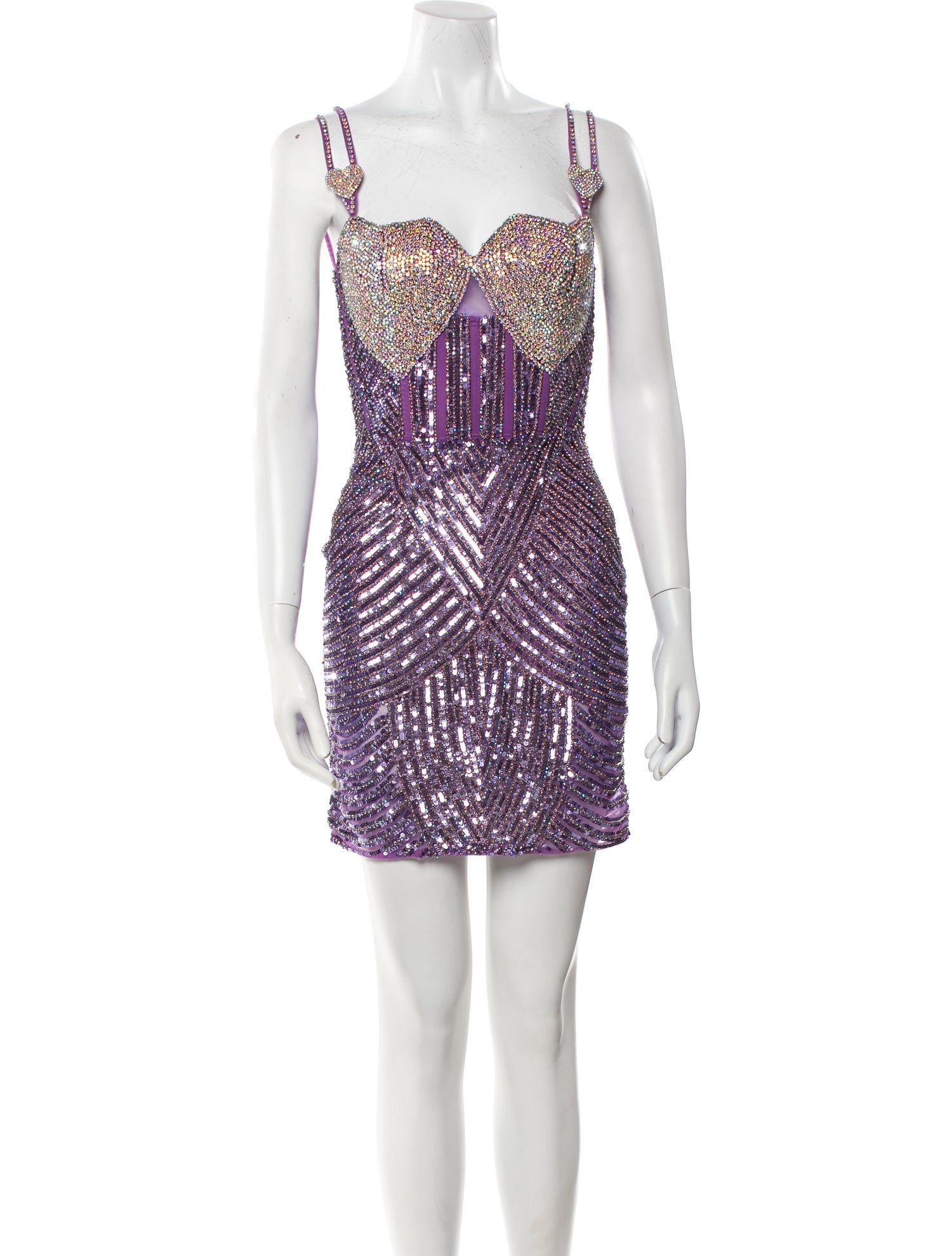 Portia & Scarlett Patterned Mini Dress