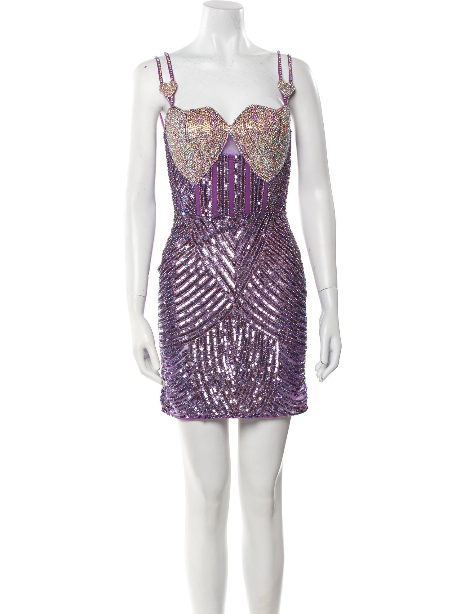 Portia & Scarlett Square Neckline Mini Dress