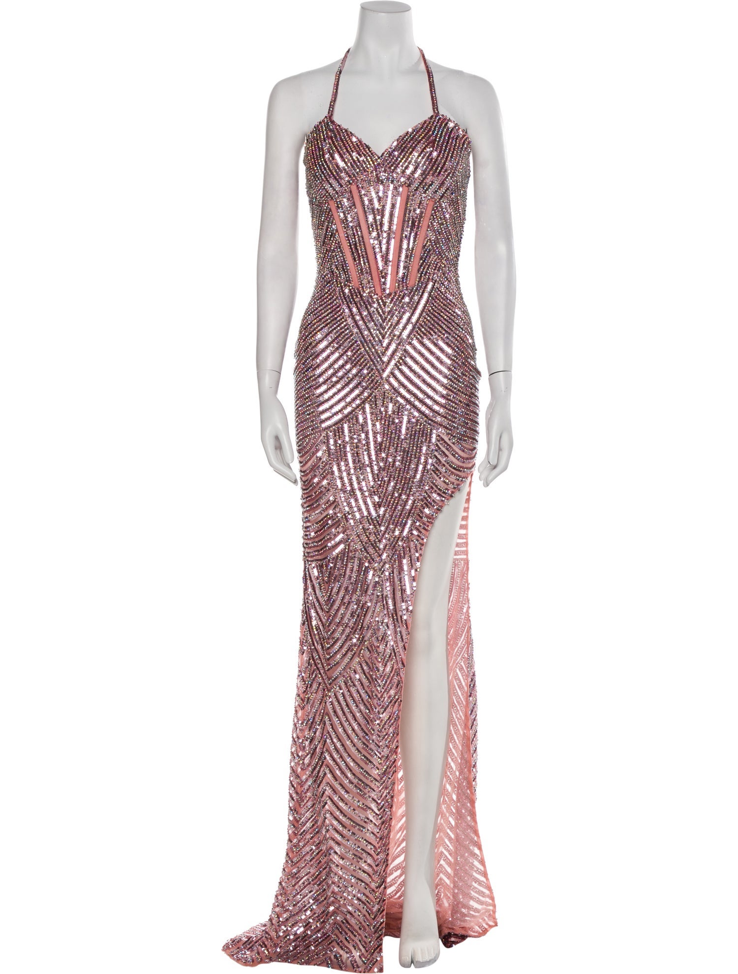 Portia & Scarlett Striped Long Dress w/ Tags