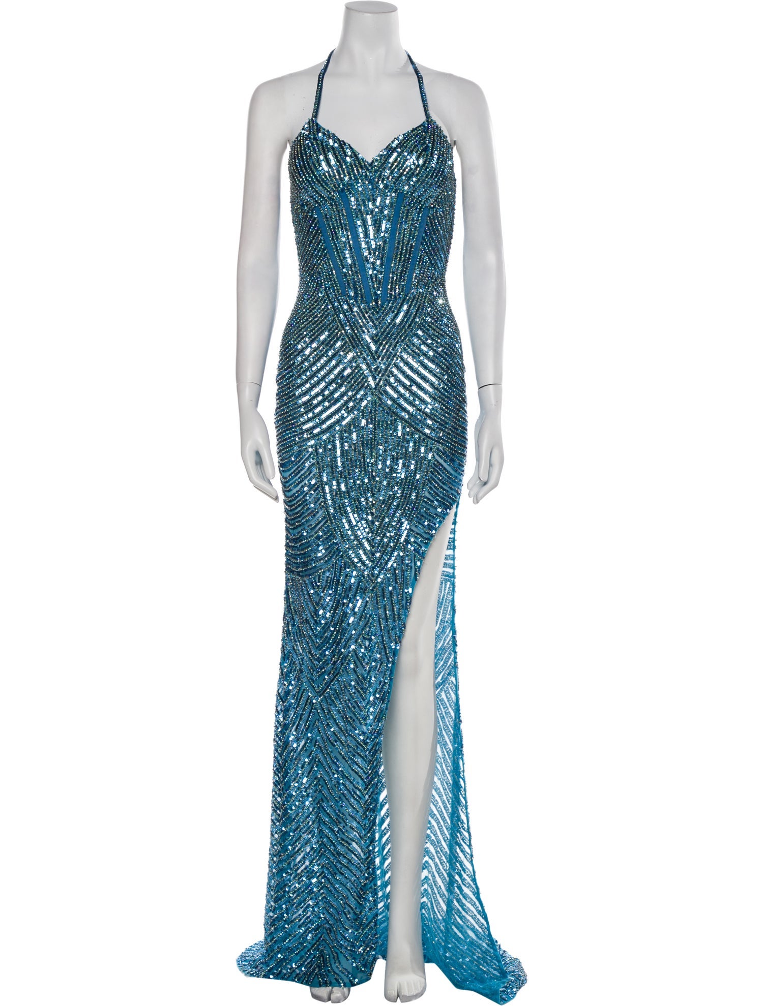 Portia & Scarlett Striped Long Dress w/ Tags