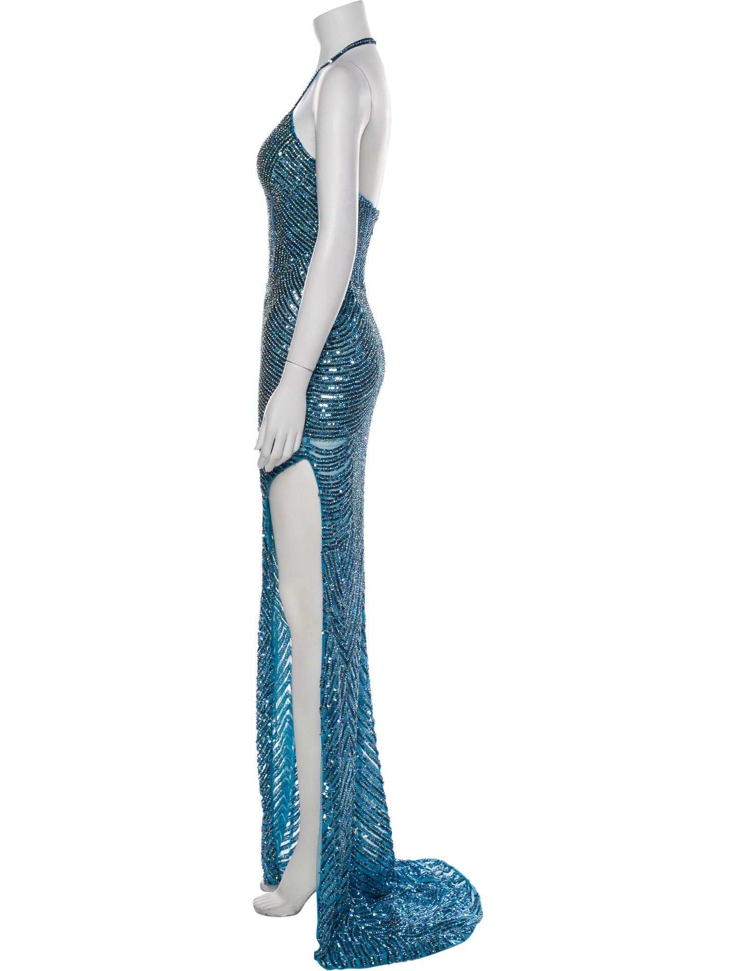 Portia & Scarlett Striped Long Dress w/ Tags