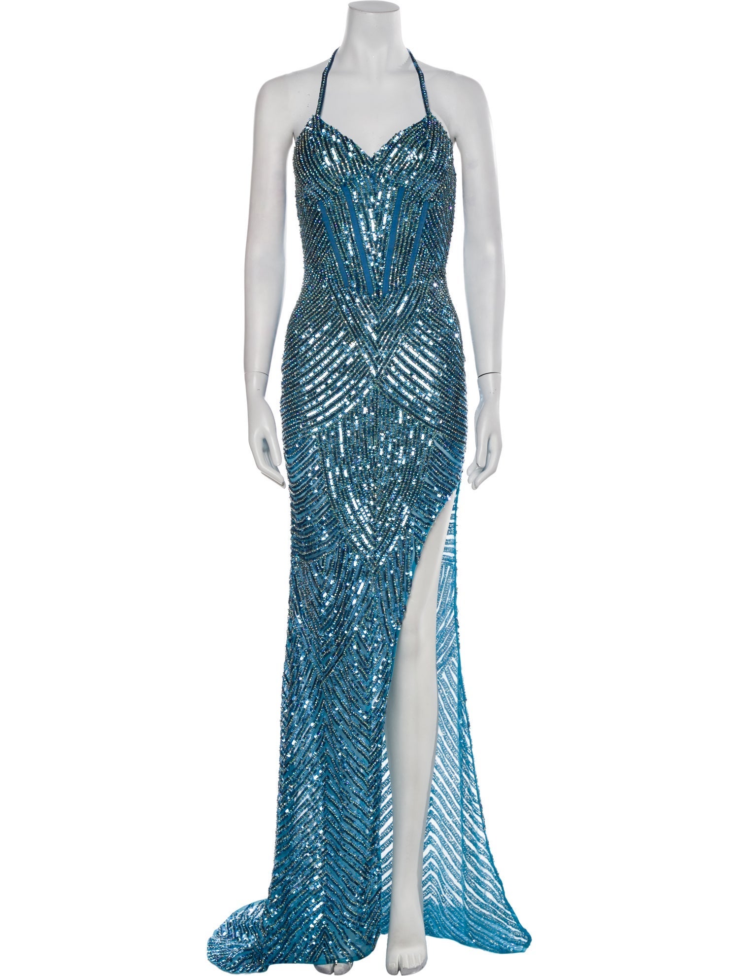 Portia & Scarlett Striped Long Dress w/ Tags