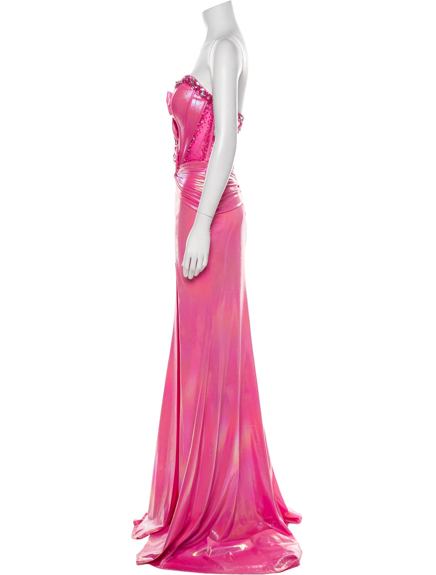 Portia & Scarlett Satin Long Dress
