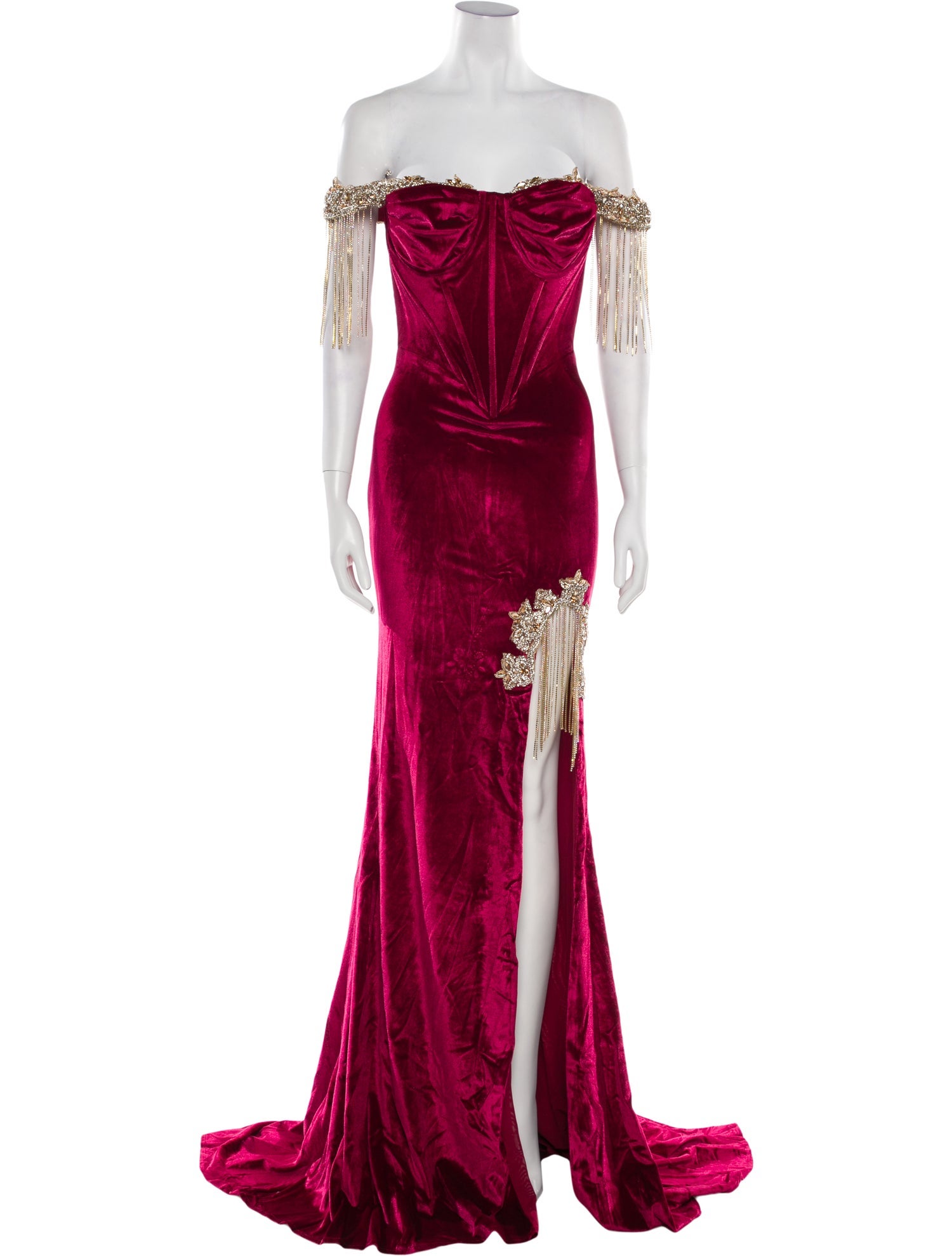 Portia & Scarlett Off-The-Shoulder Long Dress w/ Tags