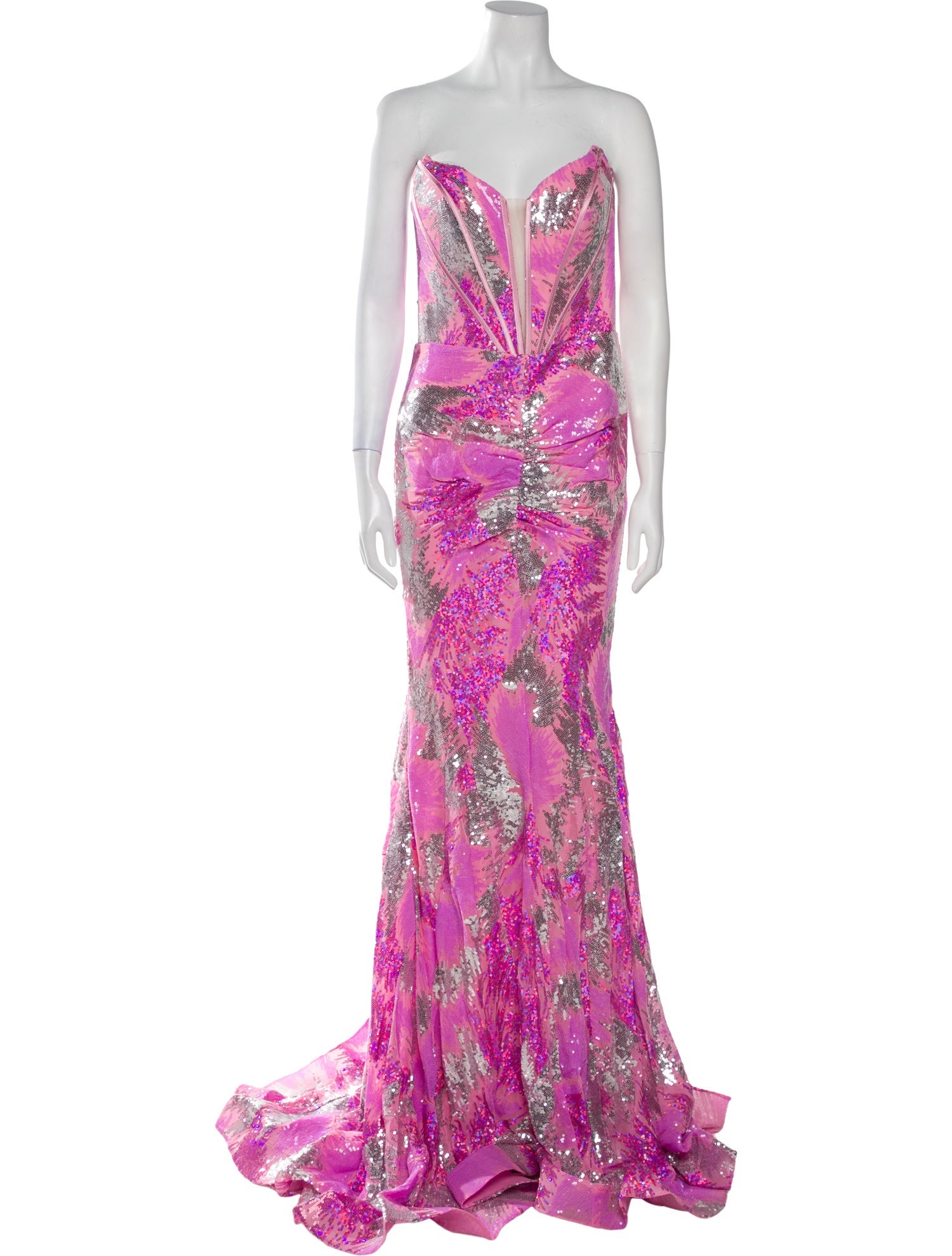 Portia & Scarlett Patterned Long Dress