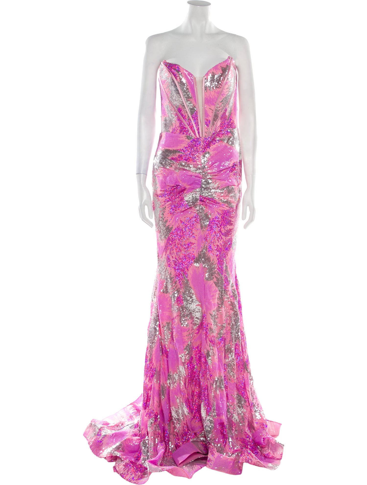 Portia & Scarlett Patterned Long Dress