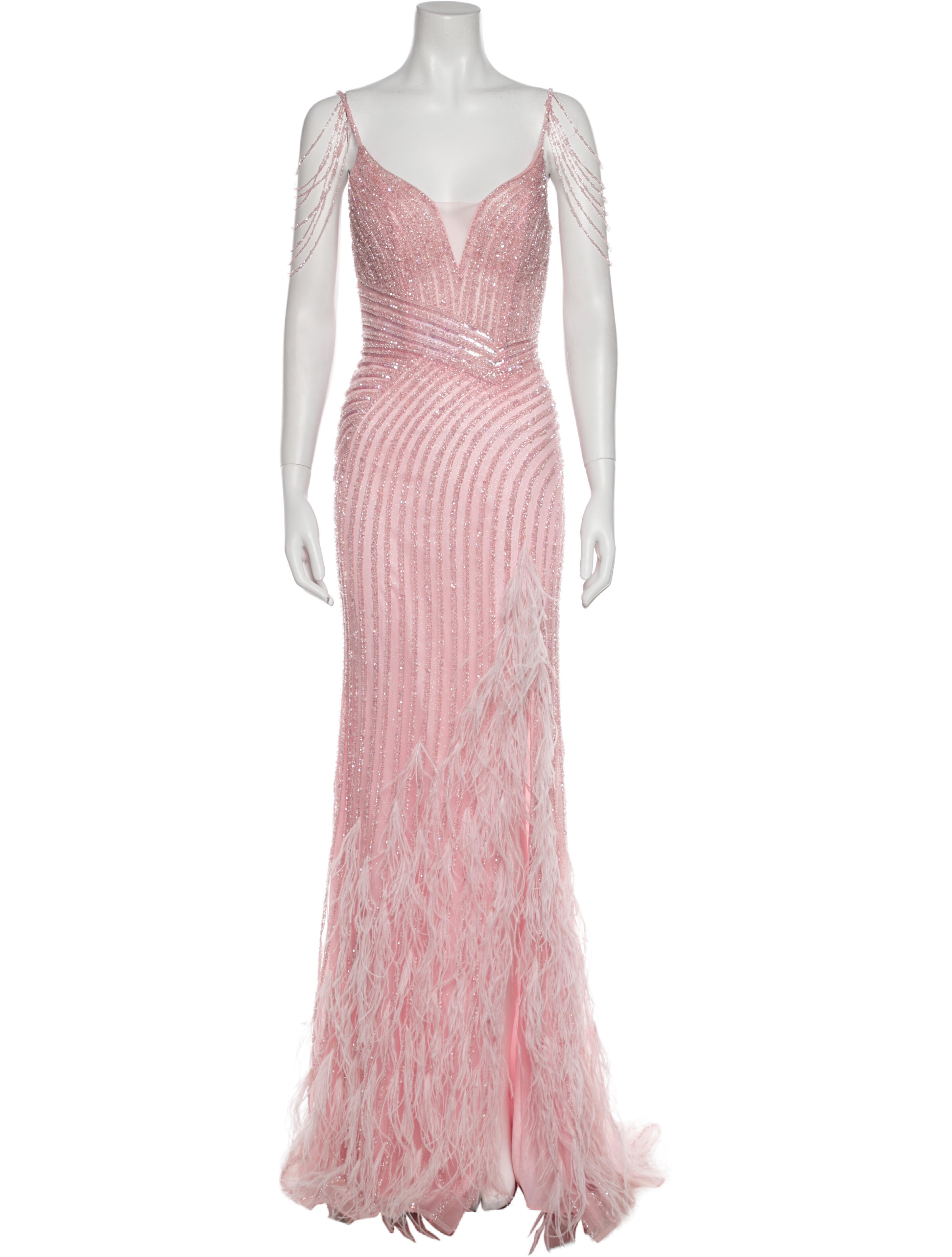 Portia & Scarlett V-Neck Long Dress