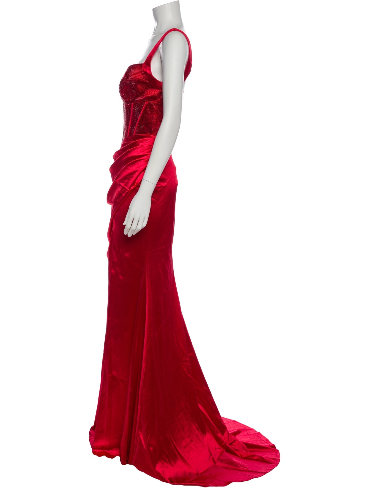 Portia & Scarlett Square Neckline Long Dress w/ Tags