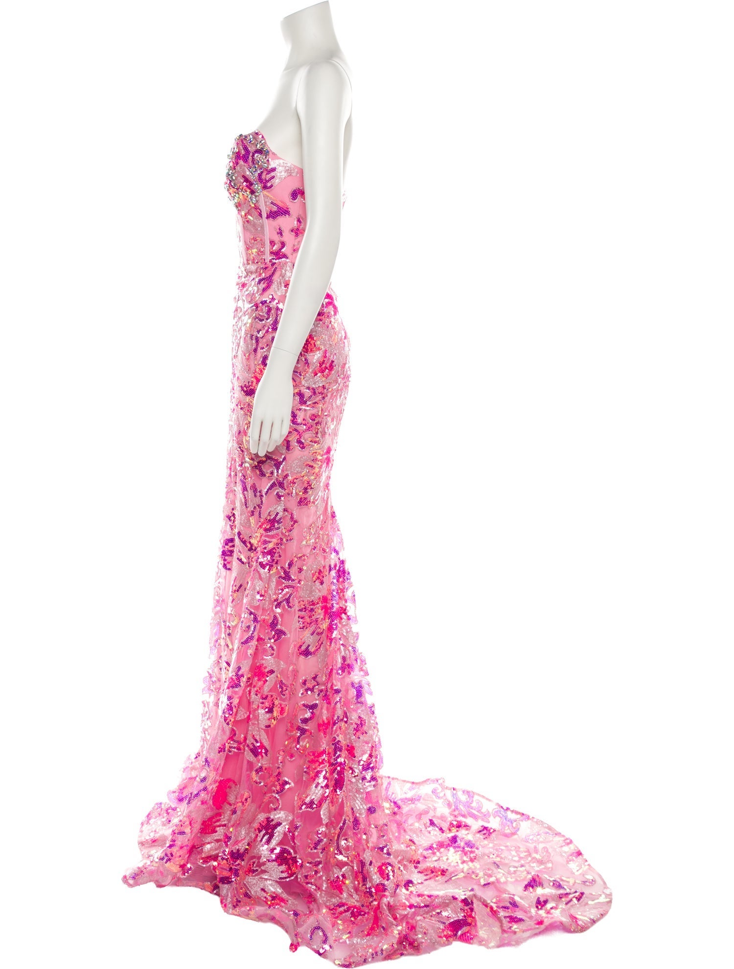 Portia & Scarlett Patterned Long Dress w/ Tags