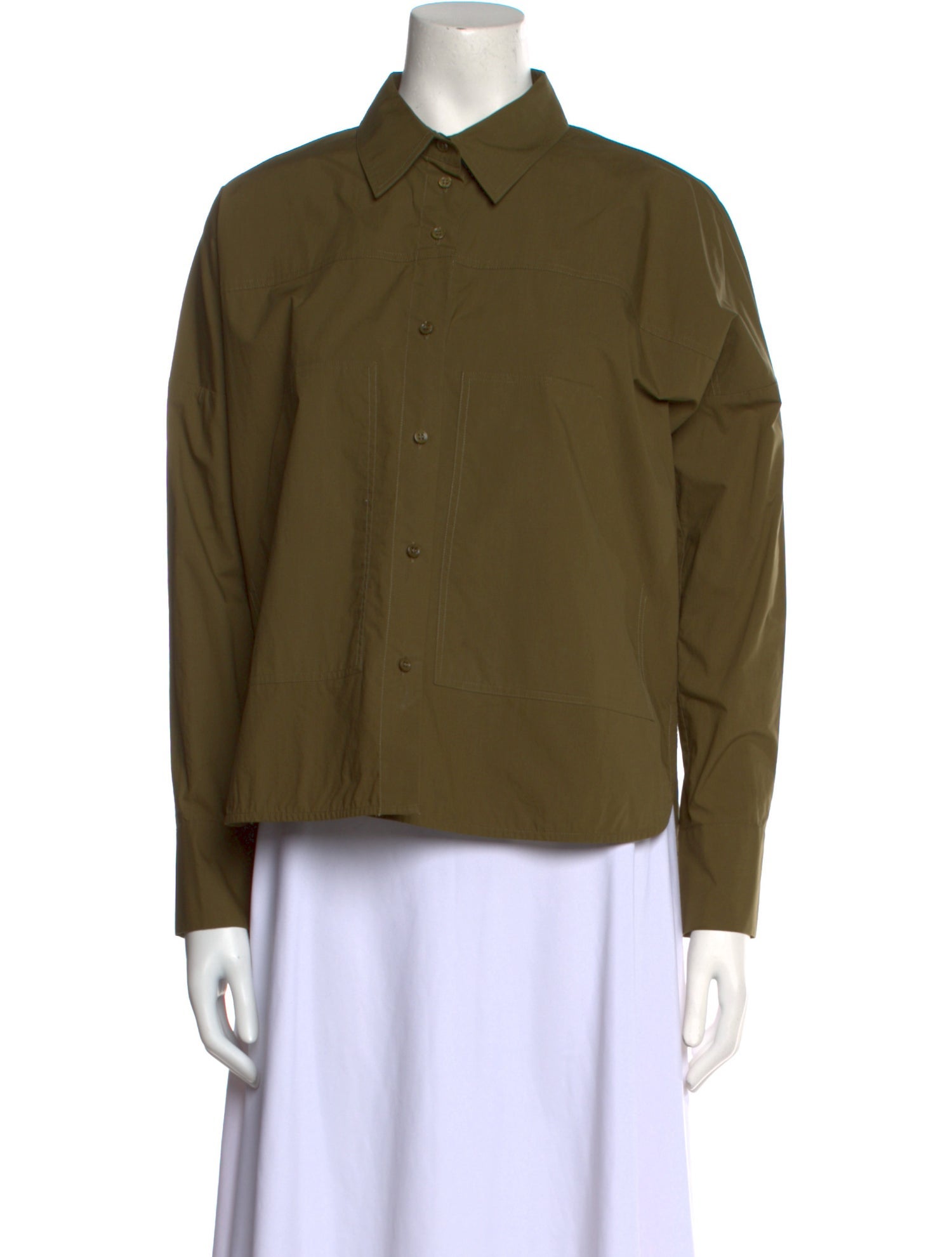 Psophia Long Sleeve Button-Up Top