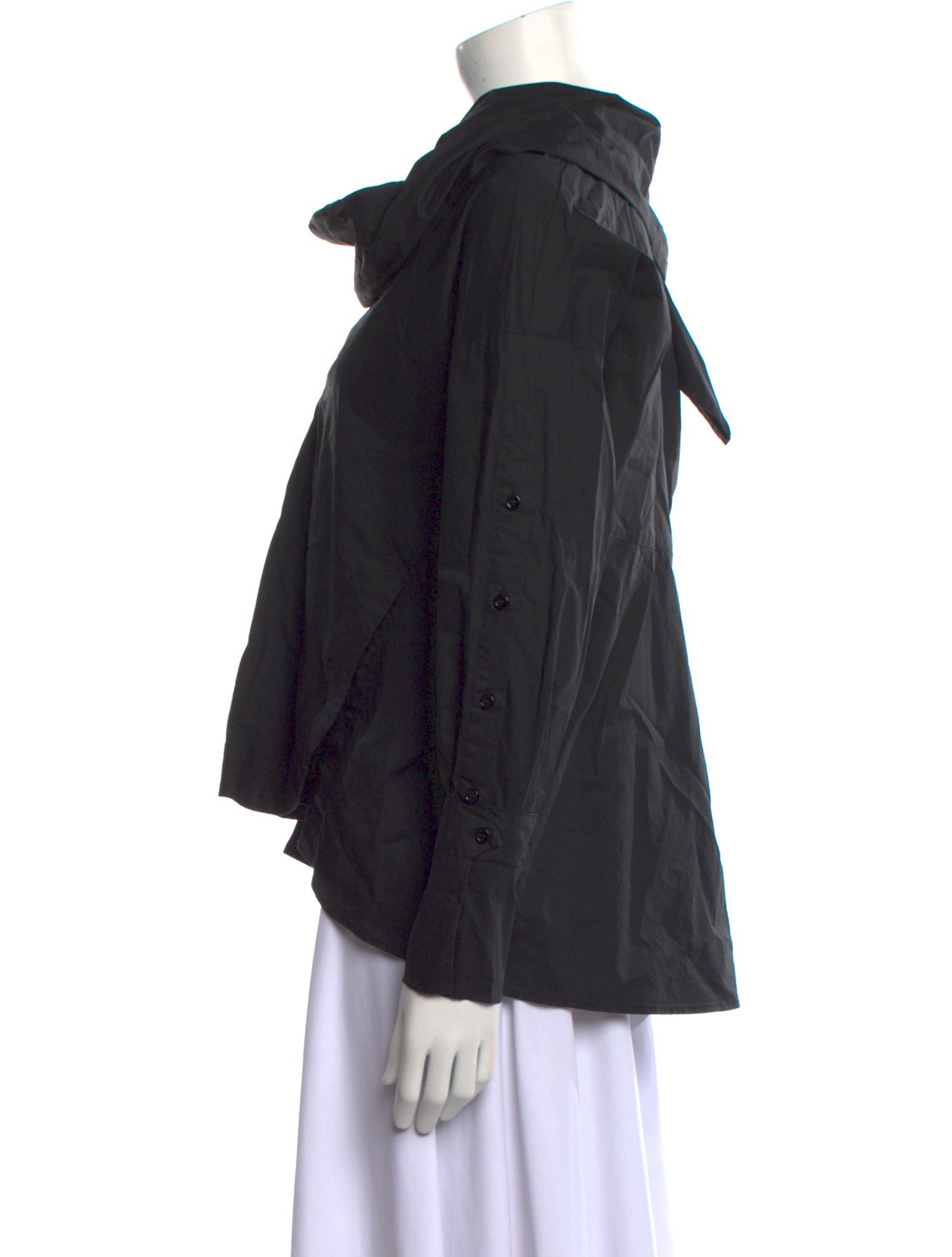 Psophia Cowl Neck Long Sleeve Blouse