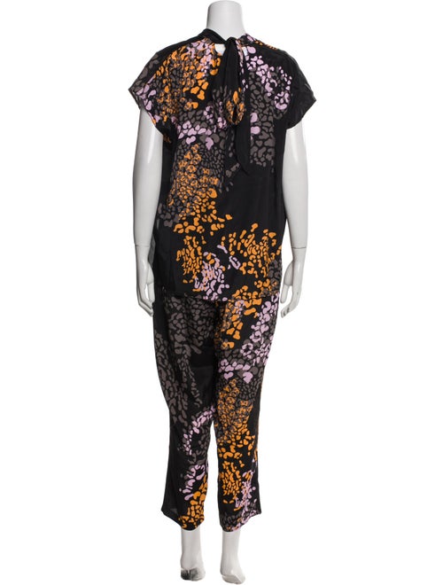 Psophia Printed Ruffle Embellishment Short Set