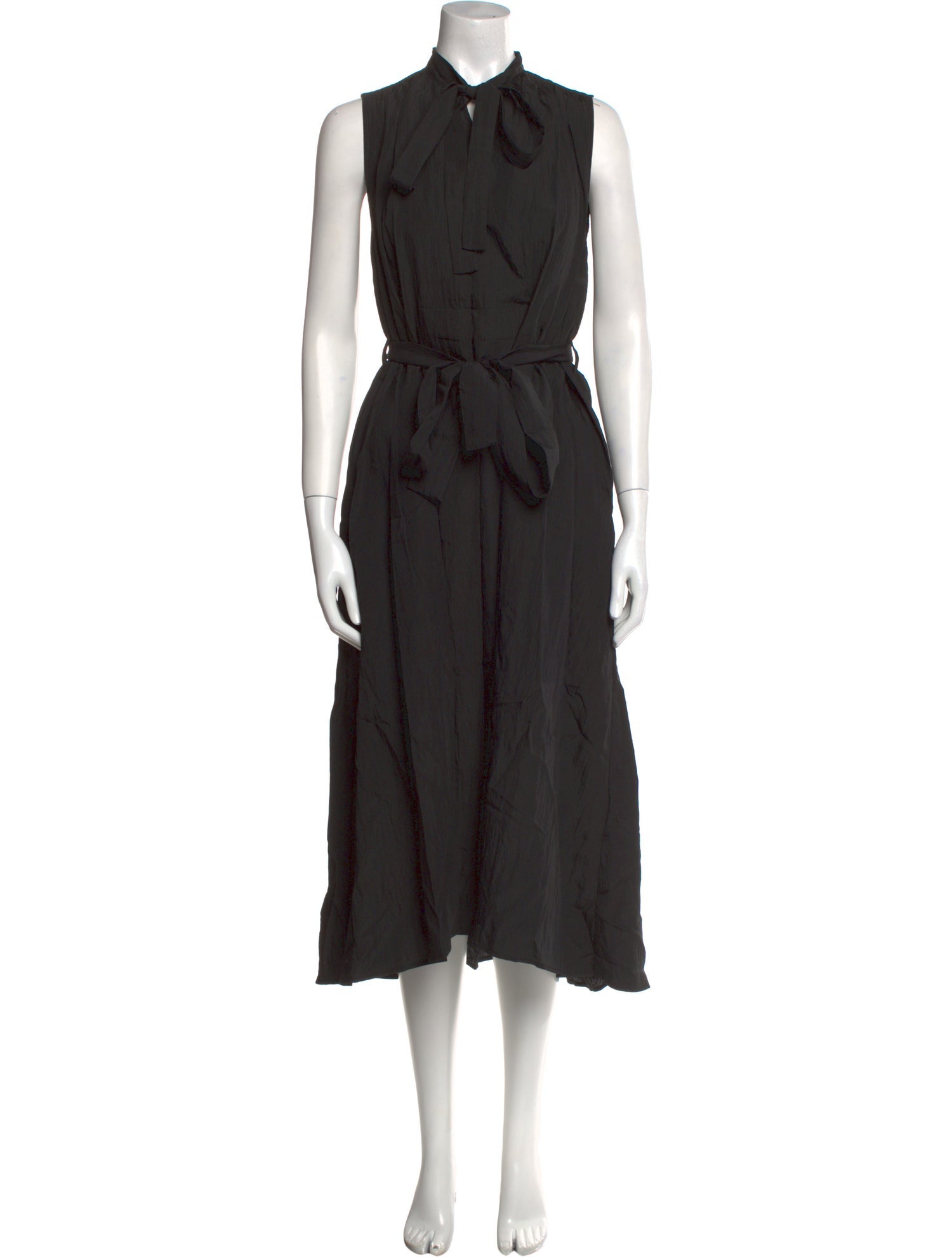 Psophia Mock Neck Midi Length Dress