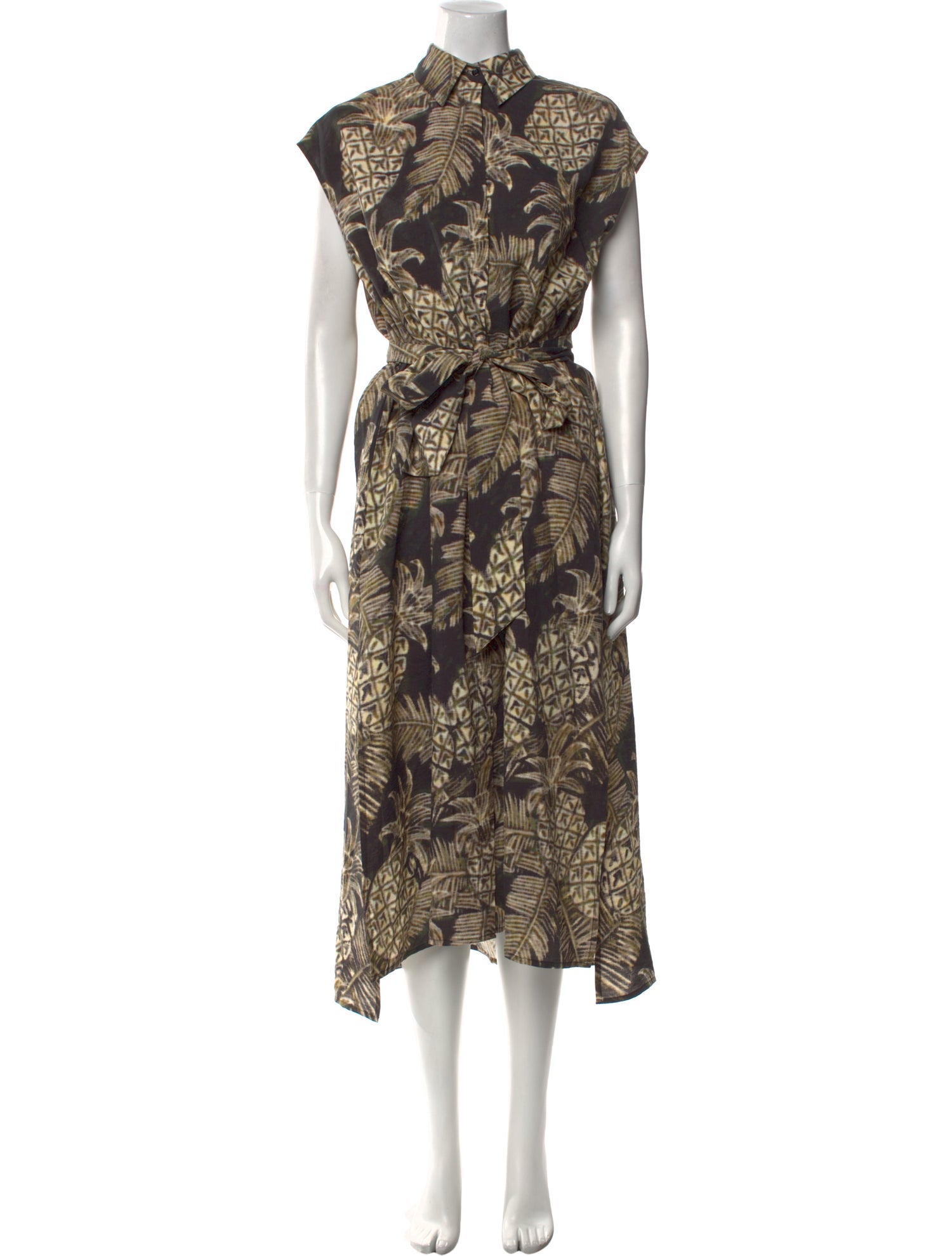 Psophia Linen Long Dress