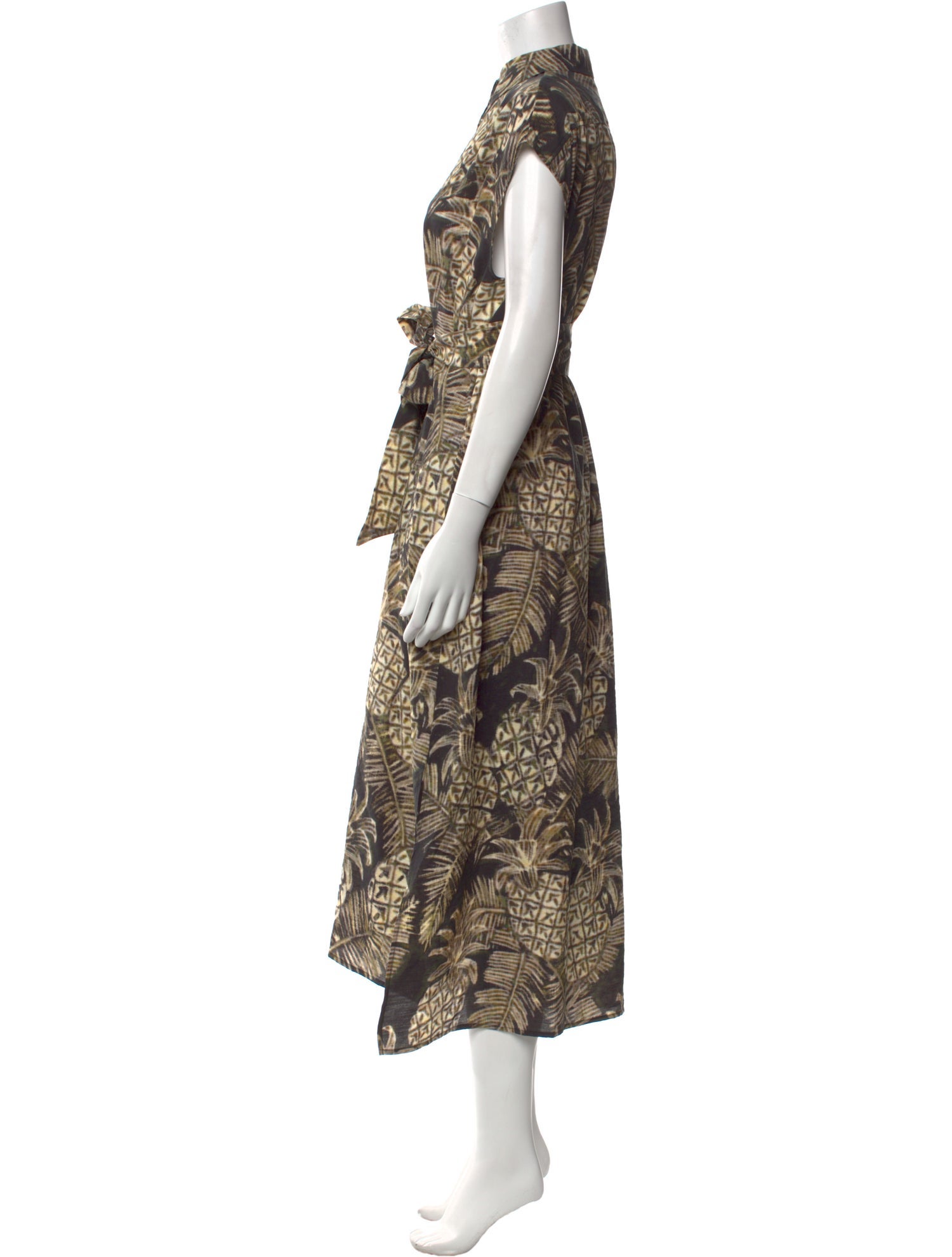 Psophia Silk Midi Length Dress