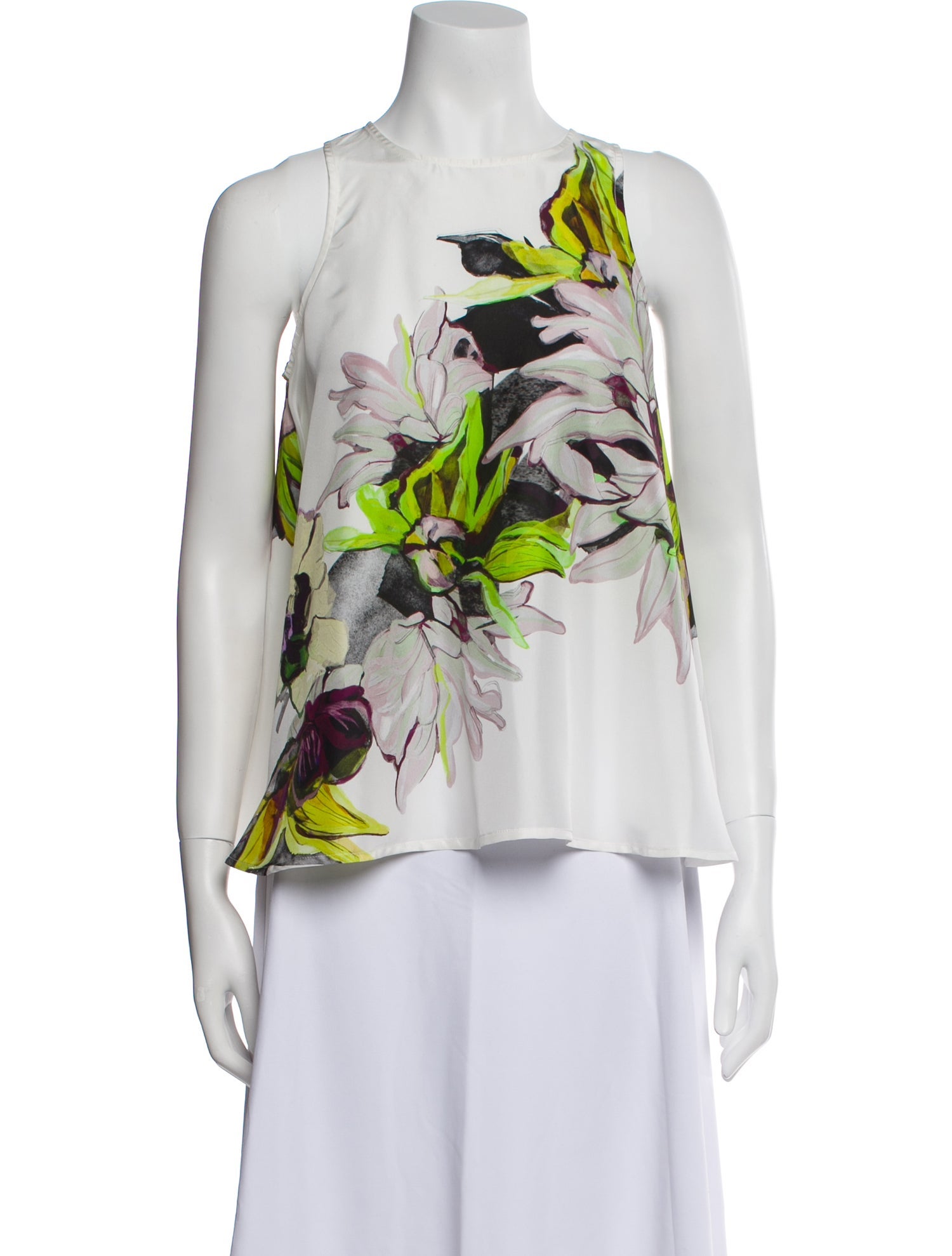 Psophia Silk Floral Print Blouse w/ Tags