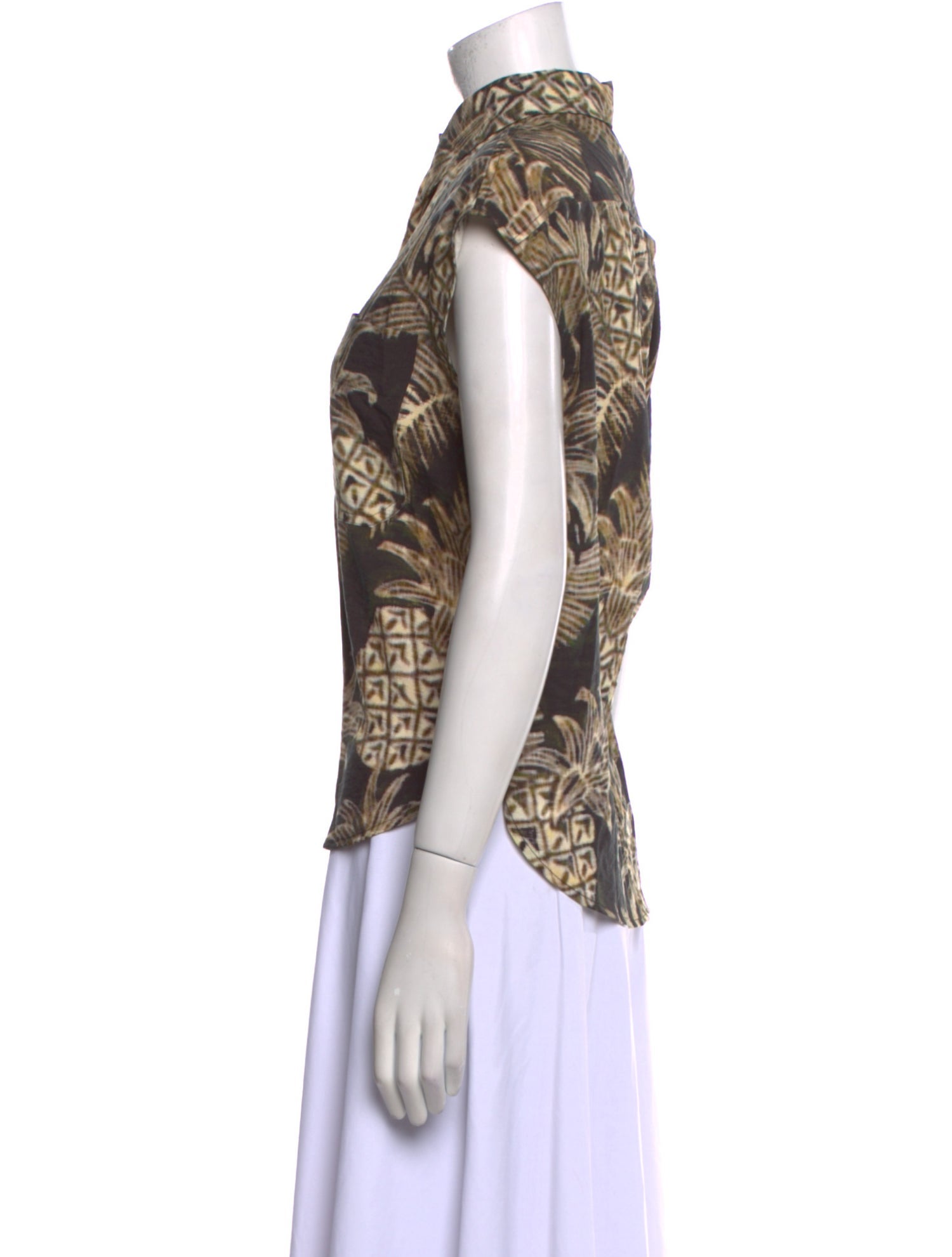 Psophia Silk Printed Blouse w/ Tags
