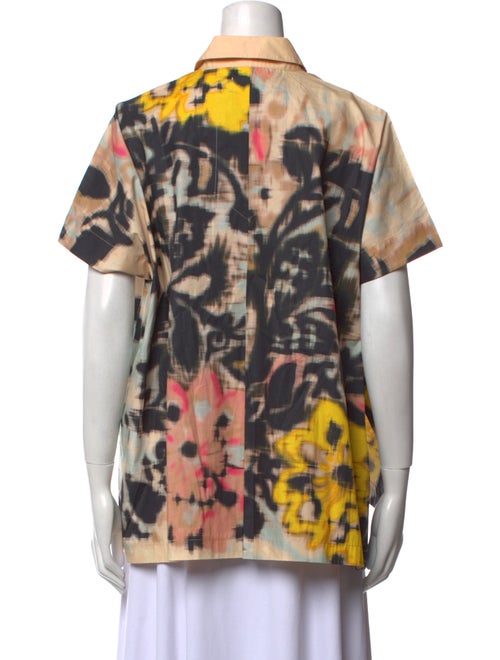 Psophia Printed V-Neck Blouse