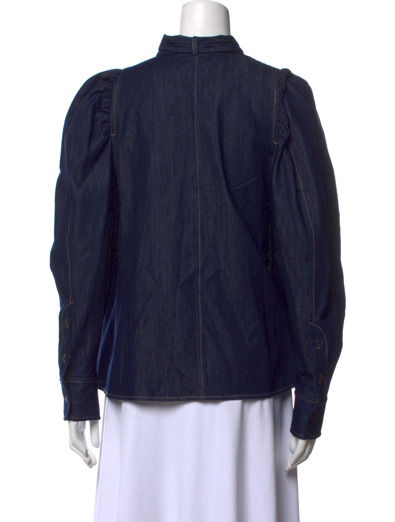 Psophia Mock Neck Long Sleeve Blouse