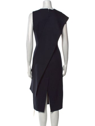 Psophia Crew Neck Midi Length Dress