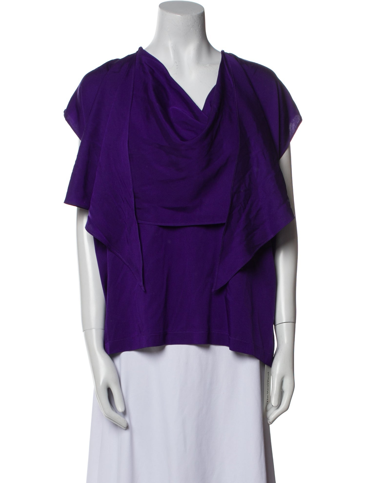 Psophia Silk Cowl Neck Blouse w/ Tags