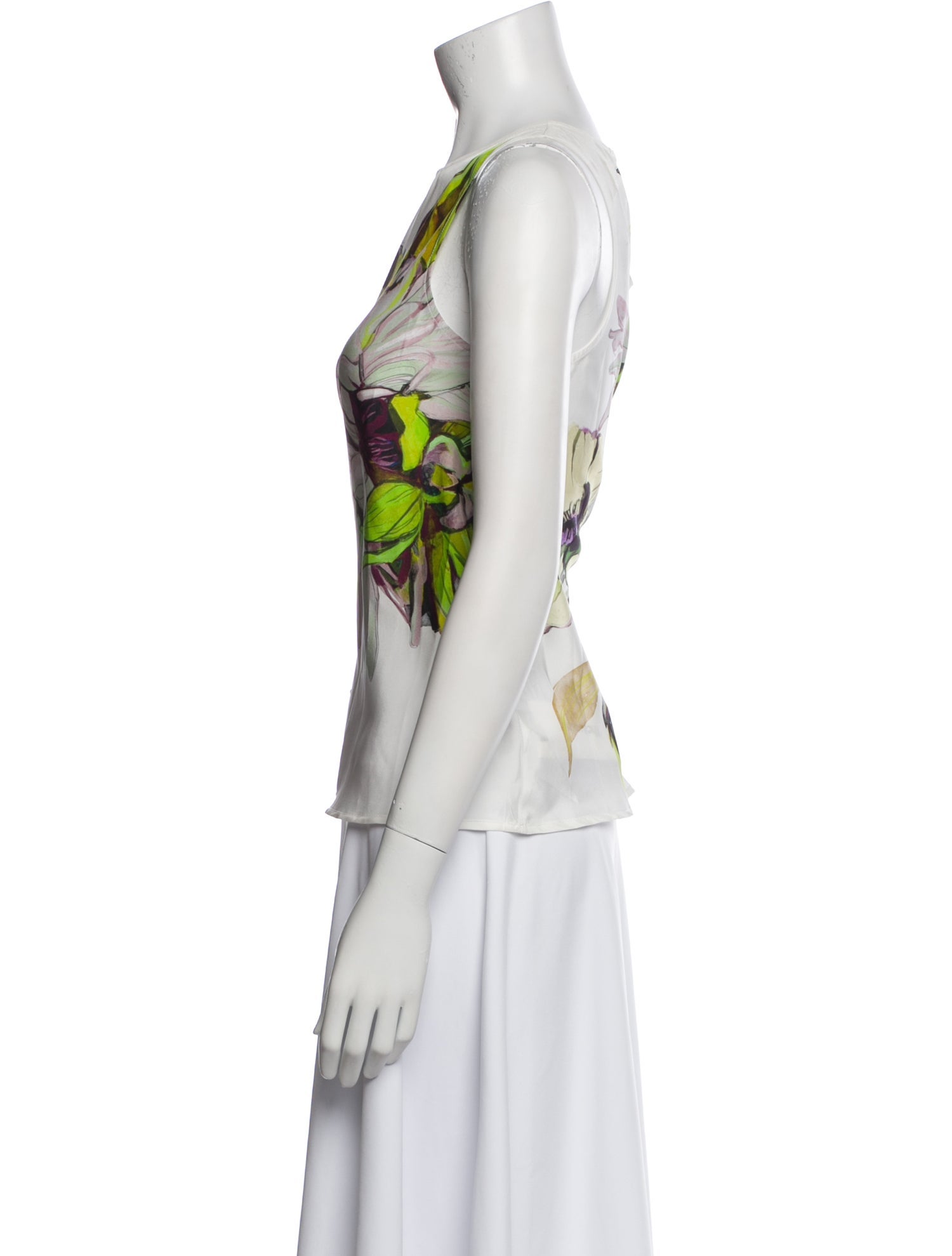 Psophia Silk Floral Print Top w/ Tags