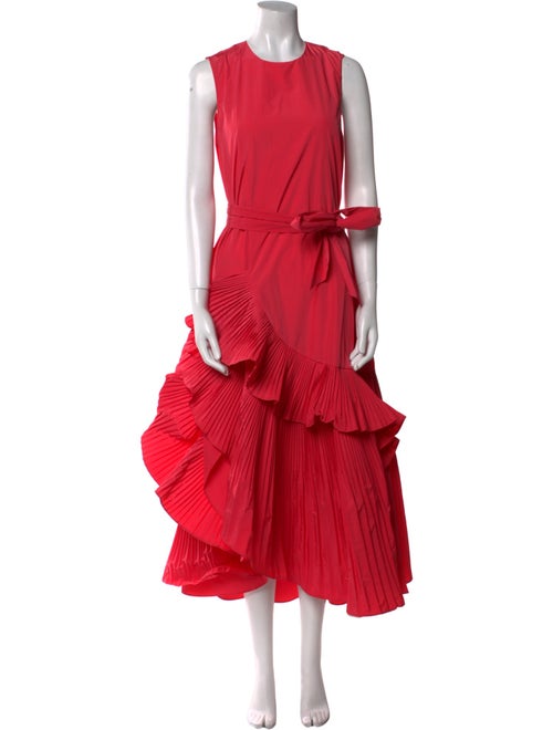 Psophia Crew Neck Long Dress