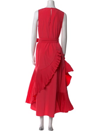 Psophia Crew Neck Long Dress