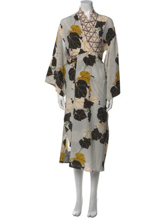 Psophia Silk Midi Length Dress