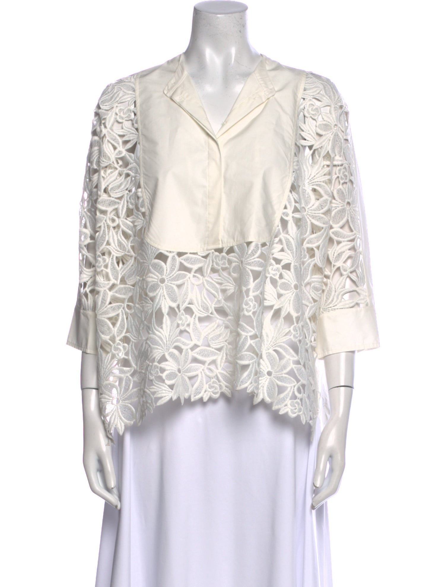 Psophia Printed V-Neck Blouse