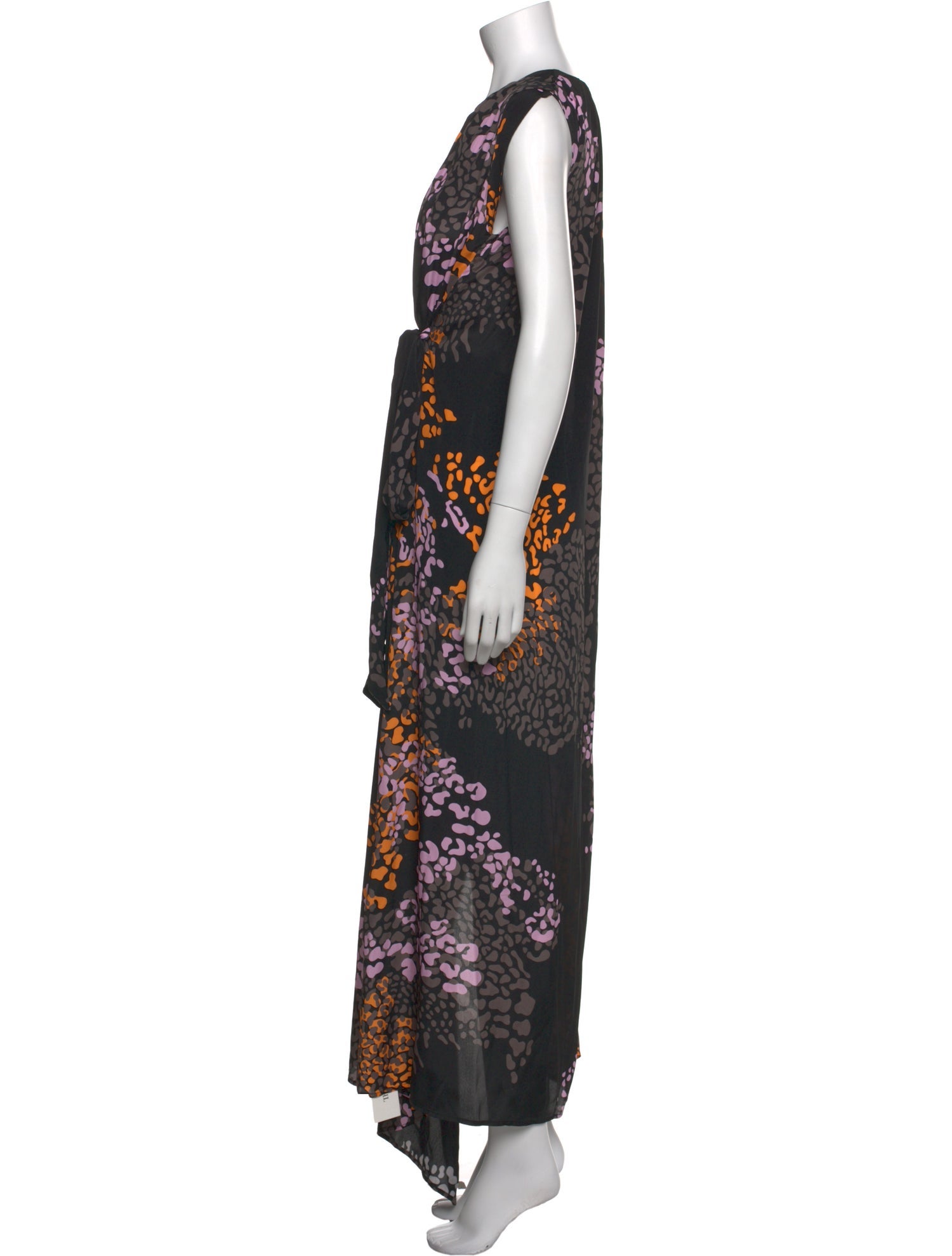 Psophia Printed Long Dress