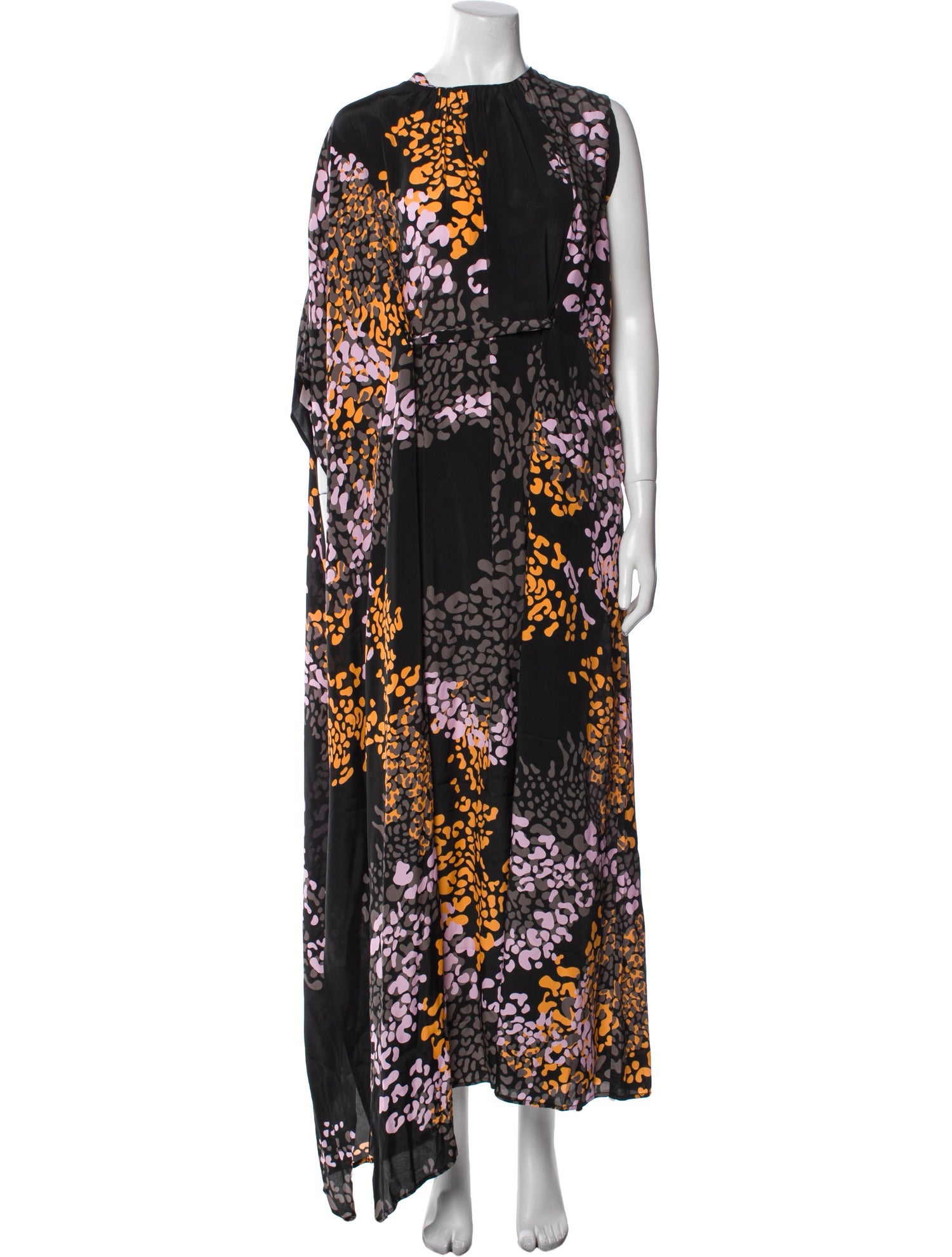 Psophia Floral Print Long Dress
