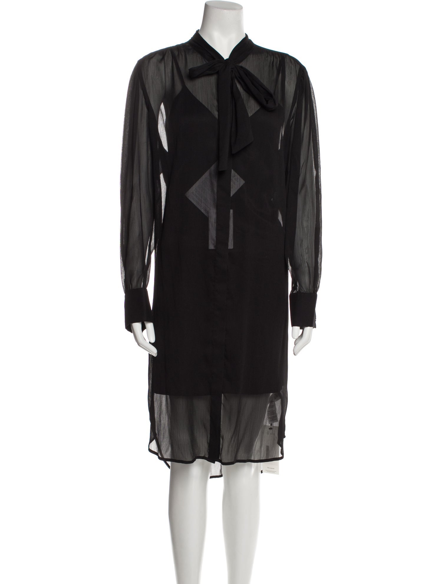 Ps Paul Smith V-Neck Knee-Length Dress