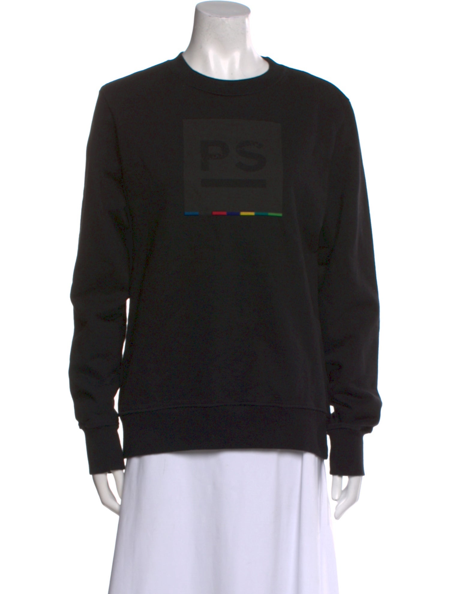 Ps Paul Smith Graphic Print Crew Neck Sweater