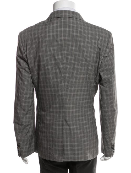 PS by Paul Smith Plaid Print Moto Jacket