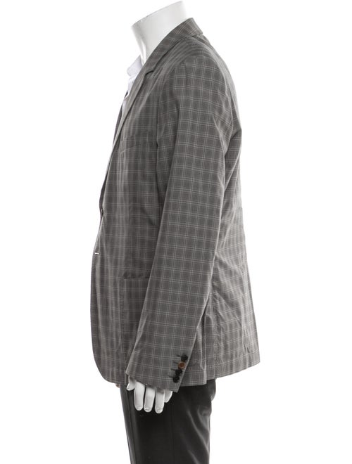 PS by Paul Smith Plaid Print Moto Jacket