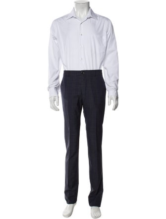 PS by Paul Smith Merino Wool Plaid Print Two-Piece Suit