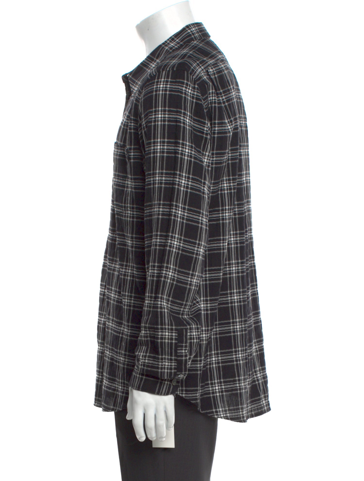 PS by Paul Smith Plaid Print Long Sleeve Shirt